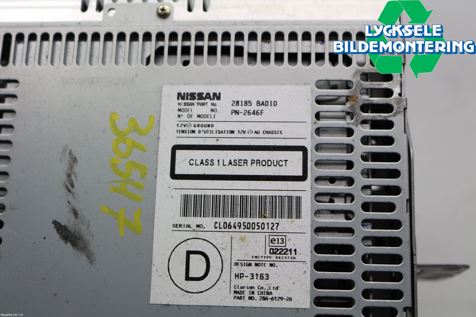 Nissan PRIMERA 02-07 Cd Radio - Multimediapanel