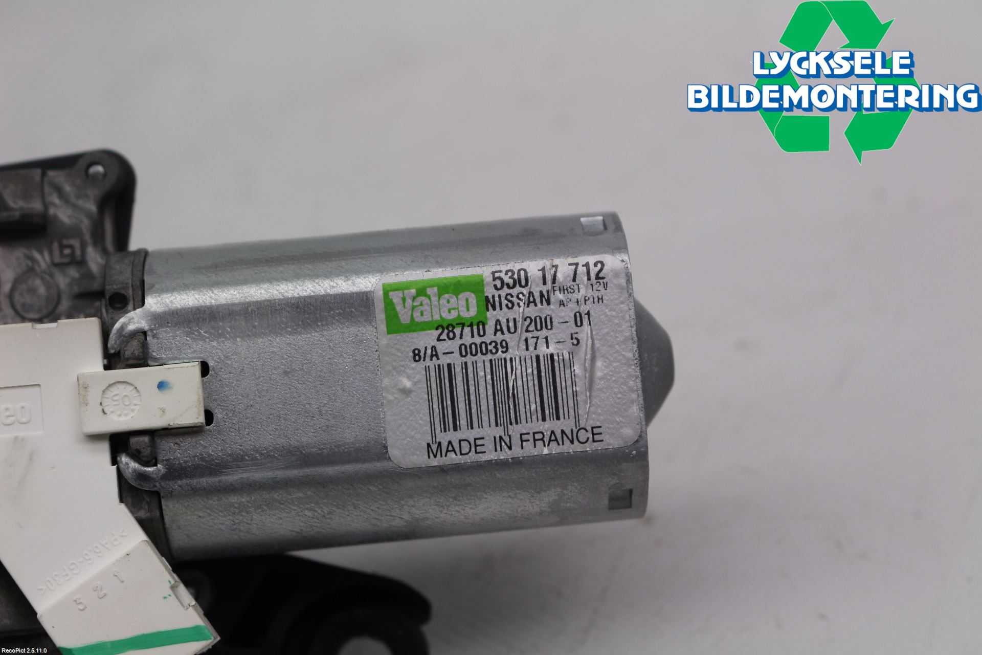 Nissan PRIMERA 02-07 Torkarmotor Baklucka