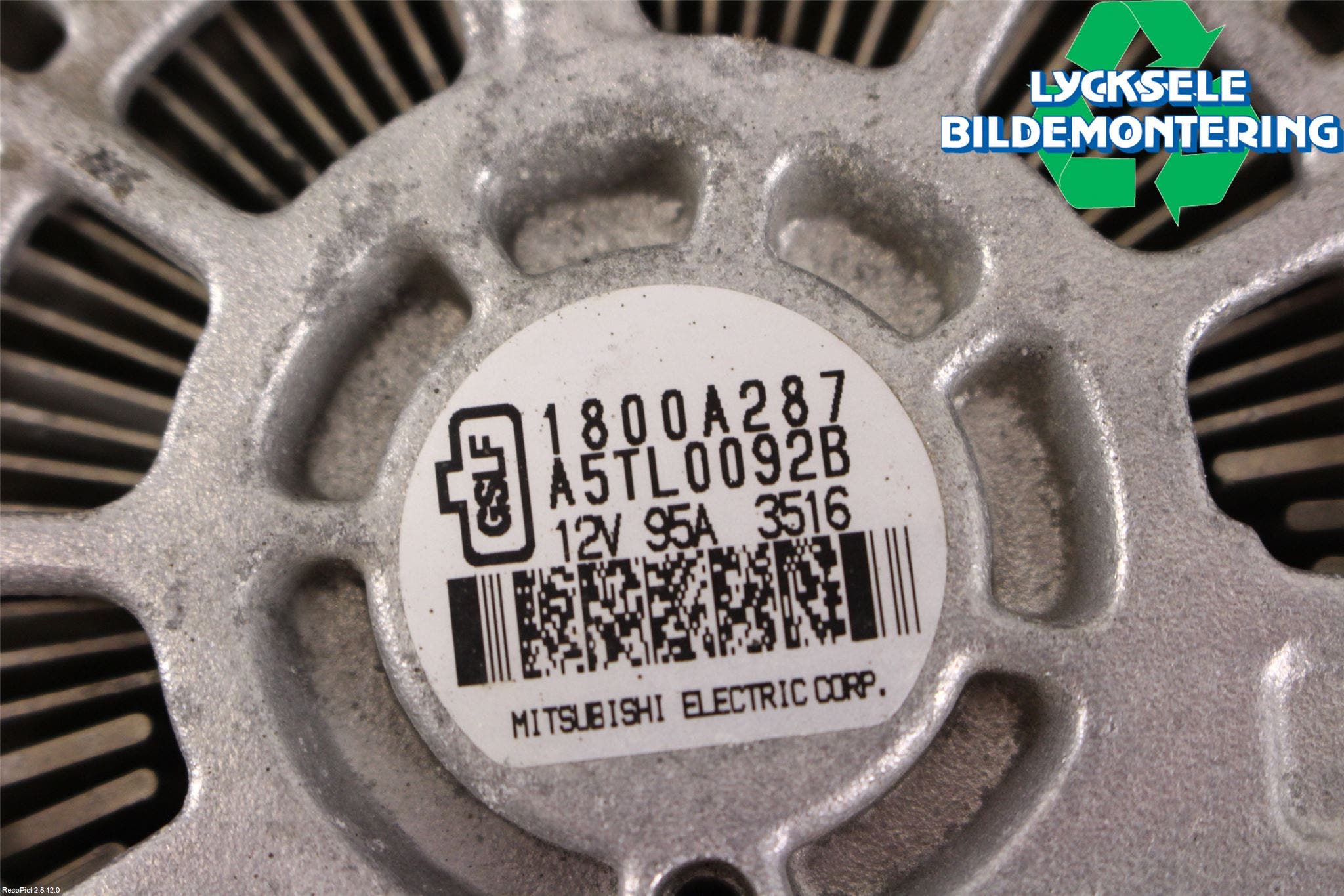 Mitsubishi ASX 10-22 Generator