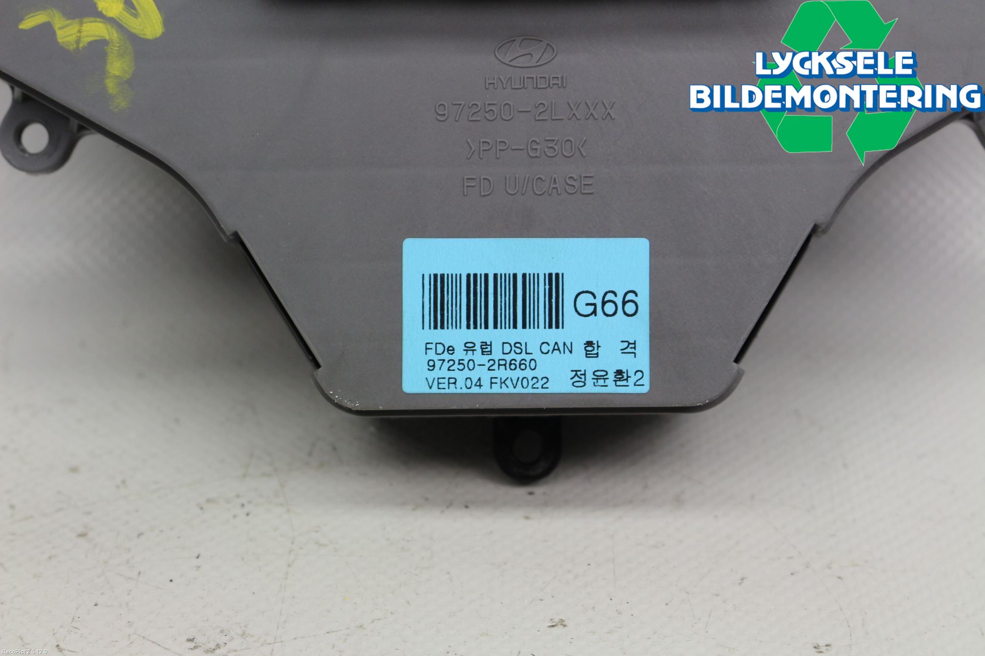 Hyundai i30 FD 07-12 Ac Styrenhet Ac Manöveren