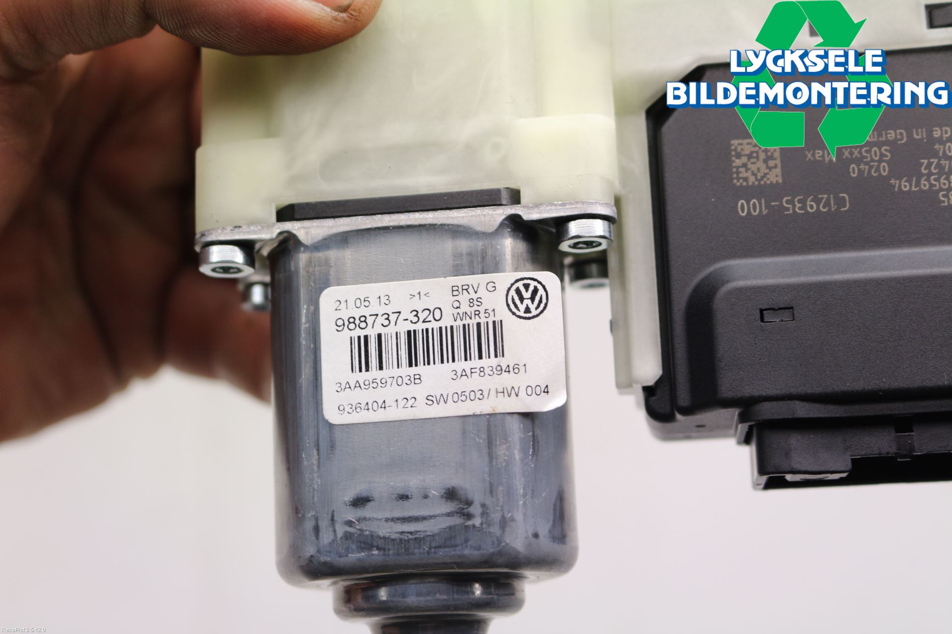 Volkswagen VW PASSAT 15-19 Fönsterhissmotor