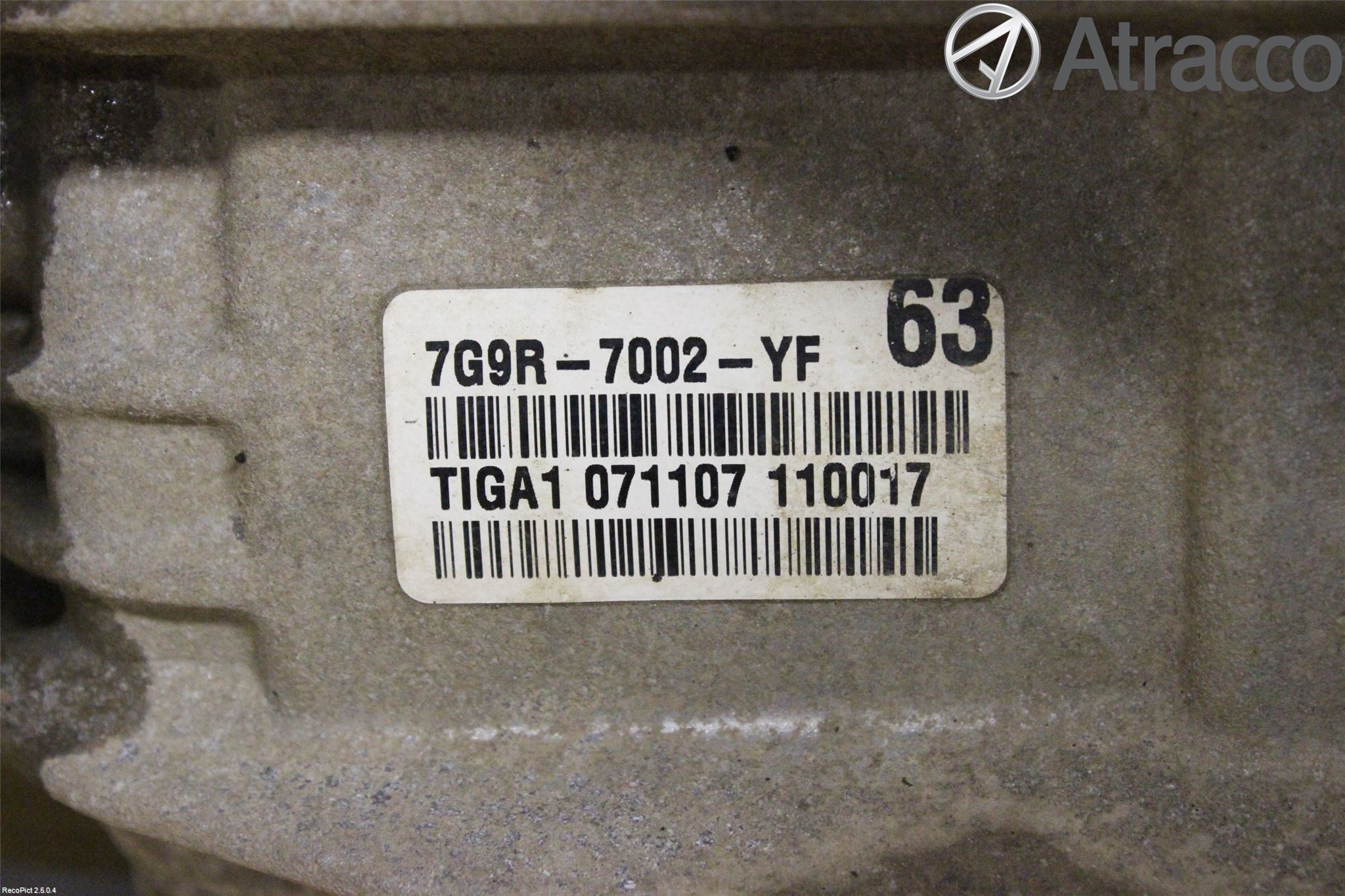 Ford MONDEO 07-15 Växellåda Man 6 Vxl