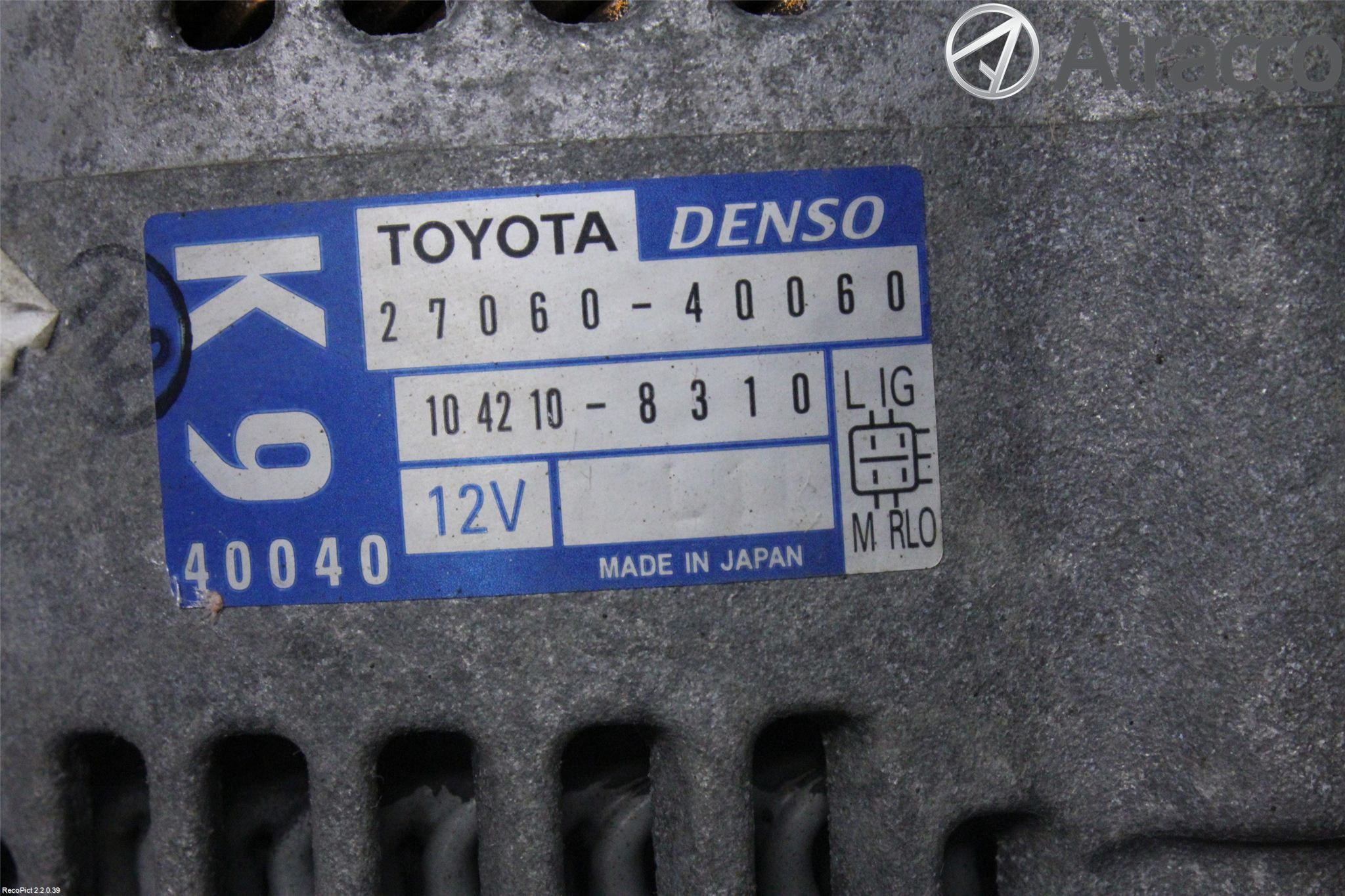 Toyota iQ Generator
