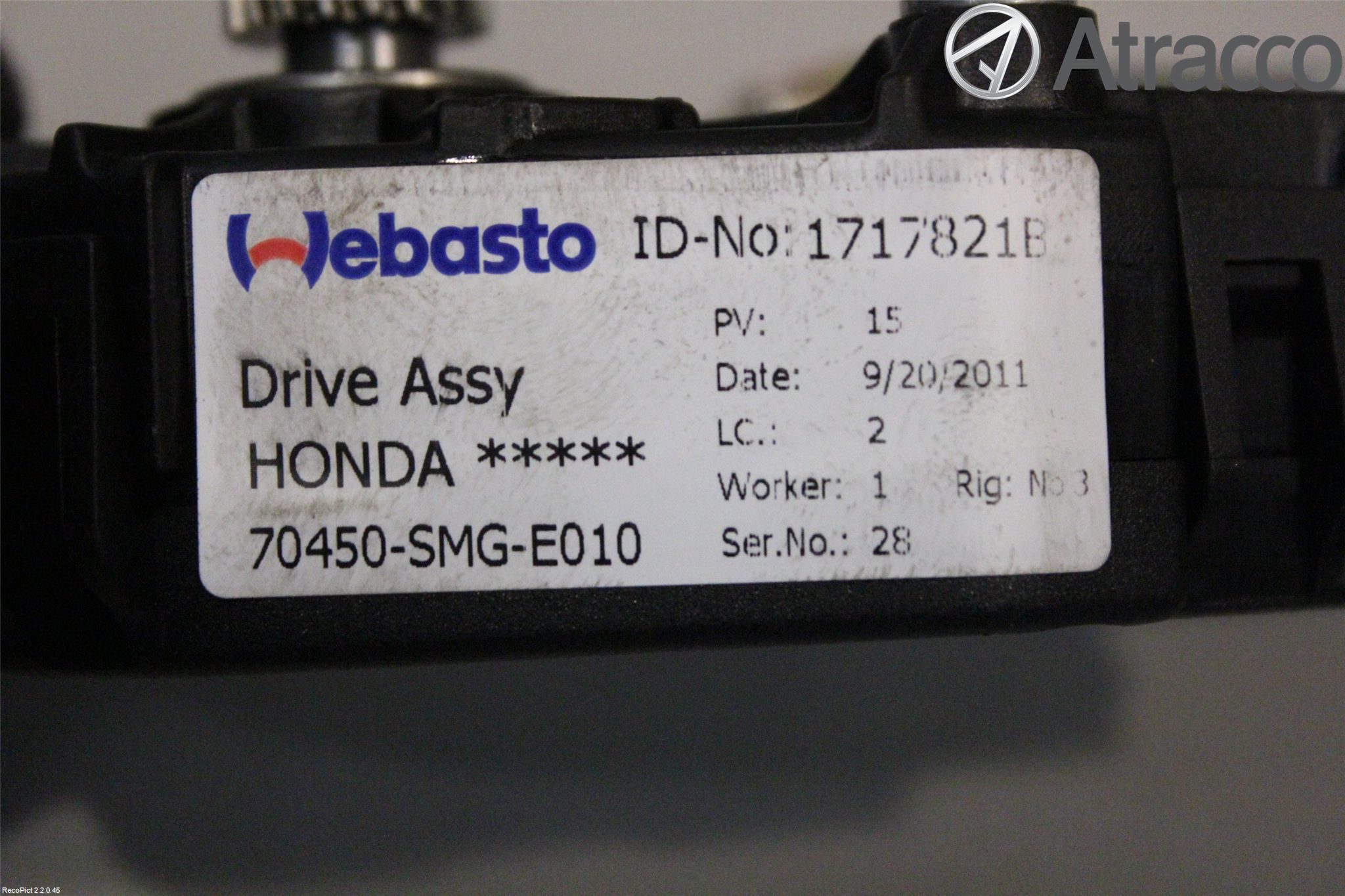 Honda CR-V 07-12 Taklucksmotor