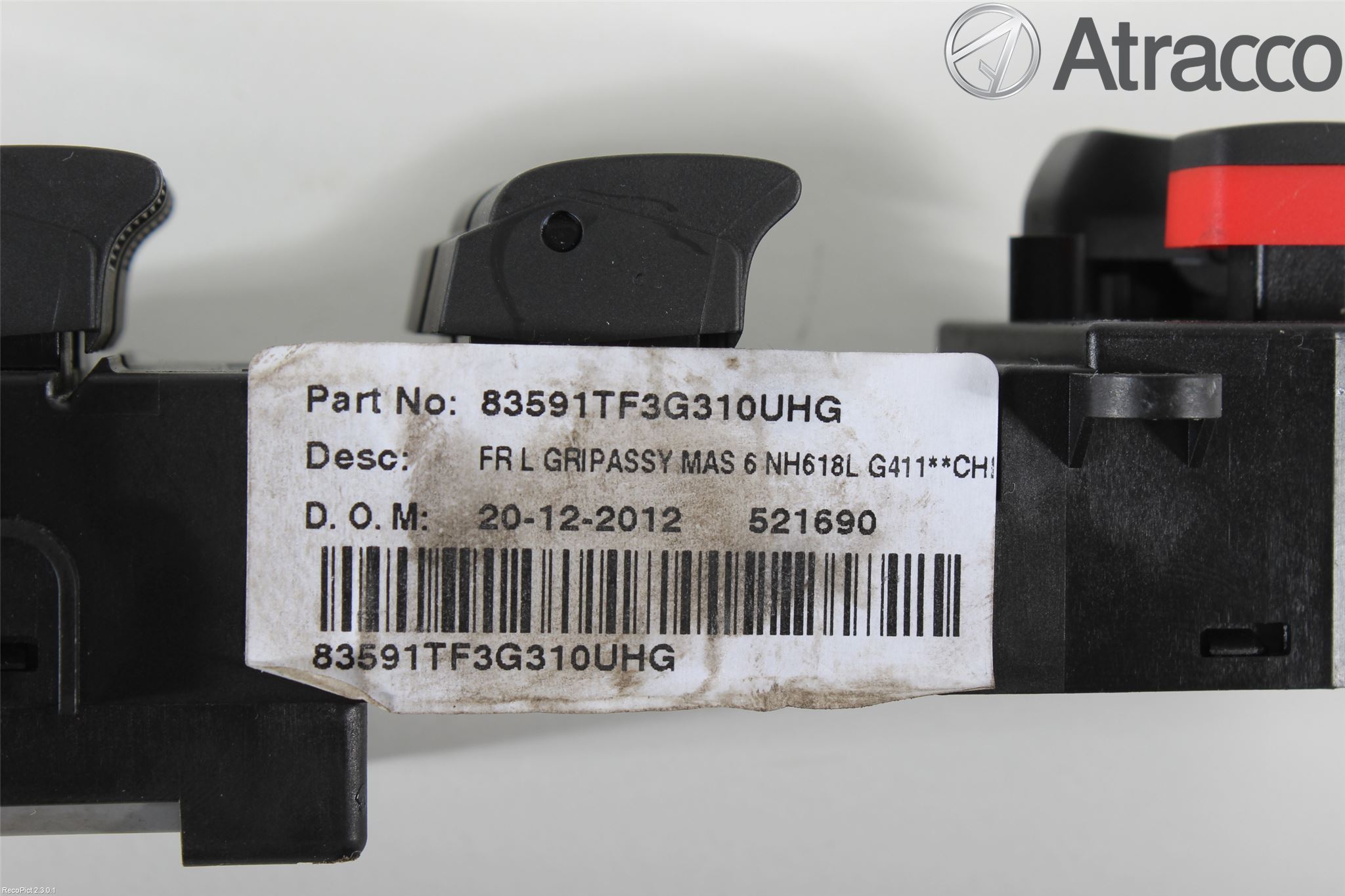 Honda JAZZ 08-14 Strömställare Elhiss