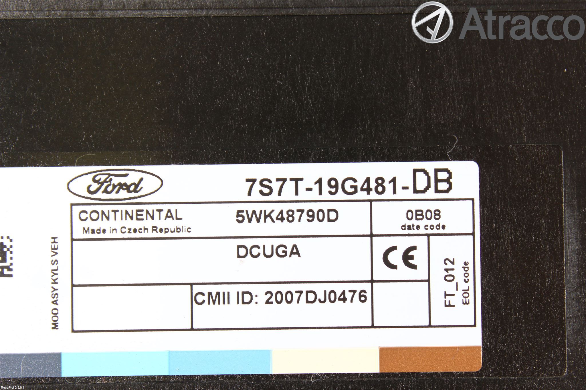 Ford MONDEO 07-15 Styrenhet Övrigt