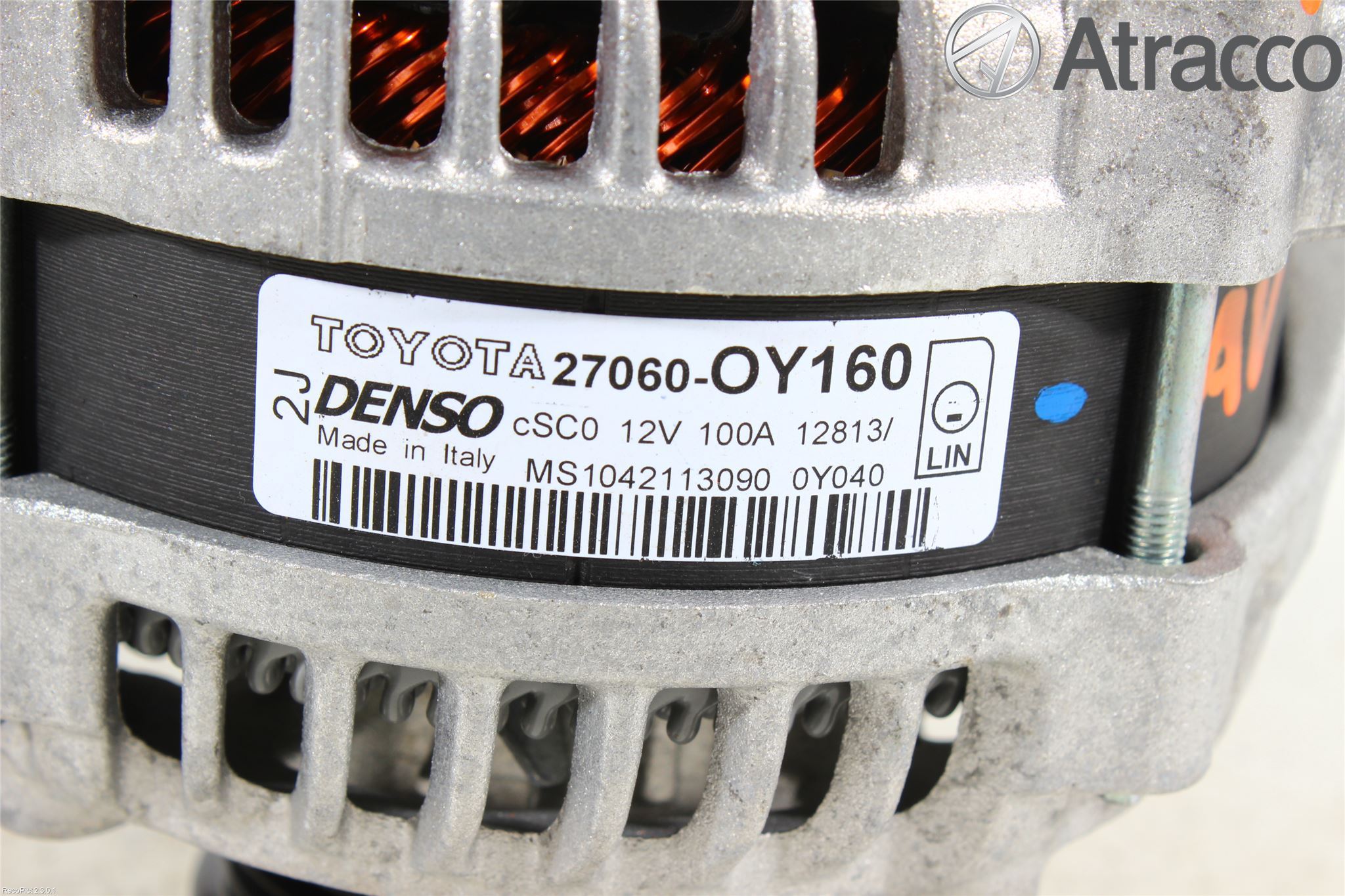 Toyota YARIS XP130 12-14 Generator