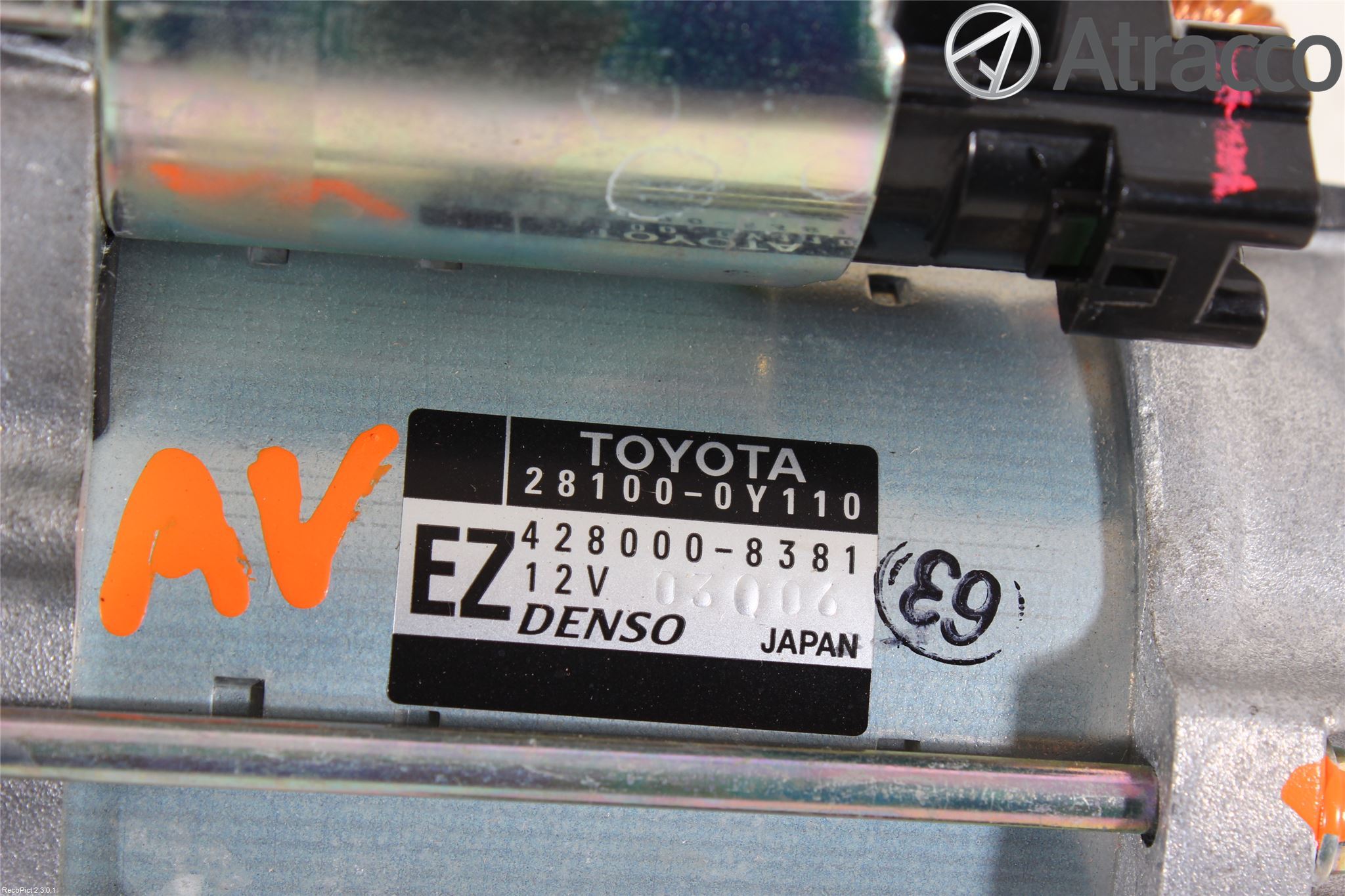 Toyota YARIS XP130 12-14 Startmotor