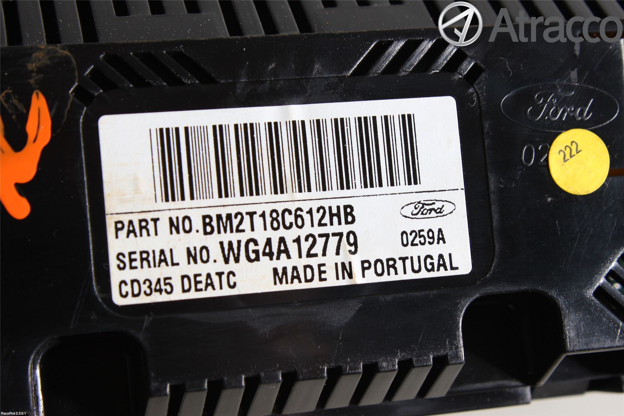 Ford MONDEO 07-15 Ac Styrenhet Ac Manöveren