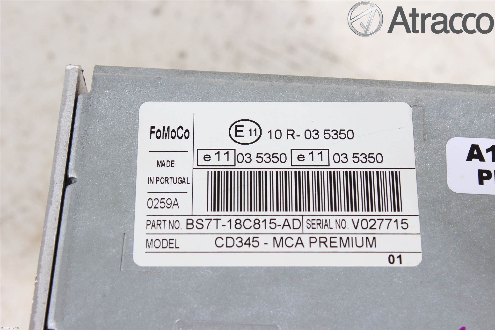 Ford MONDEO 07-15 Cd Radio - Multimediapanel