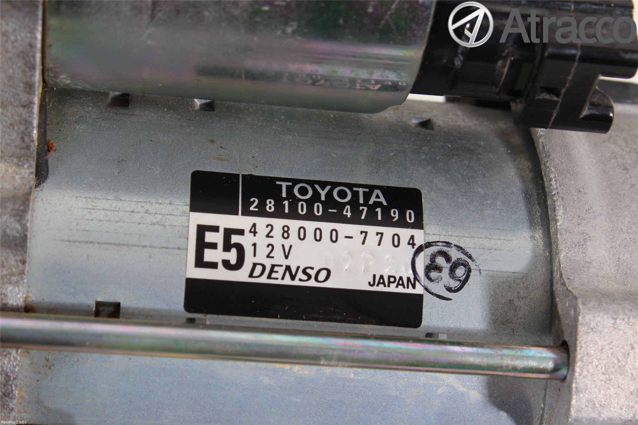 Toyota VERSO-S 11-16 Startmotor