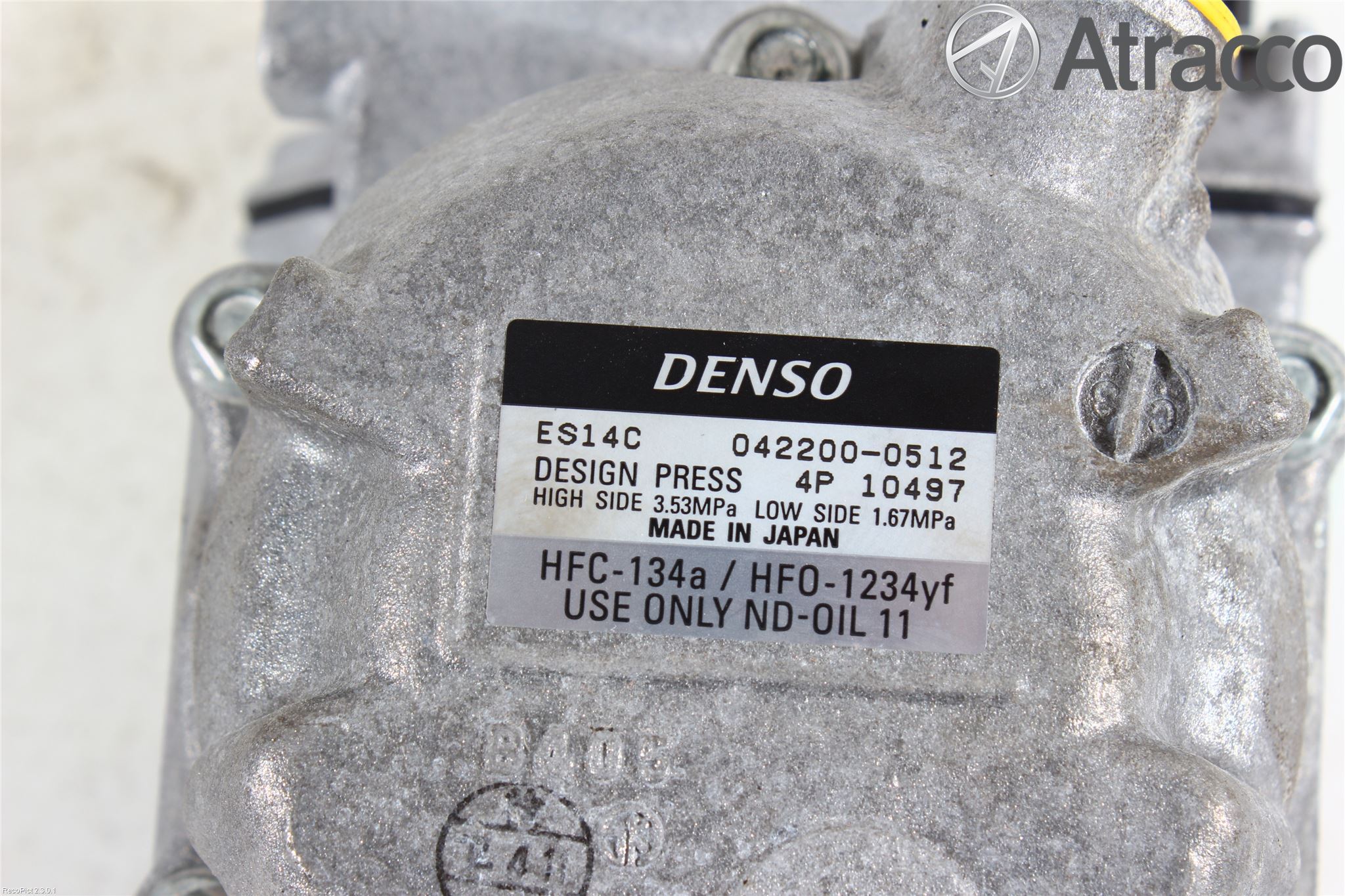 Toyota YARIS XP130 12-14 Ac Kompressor