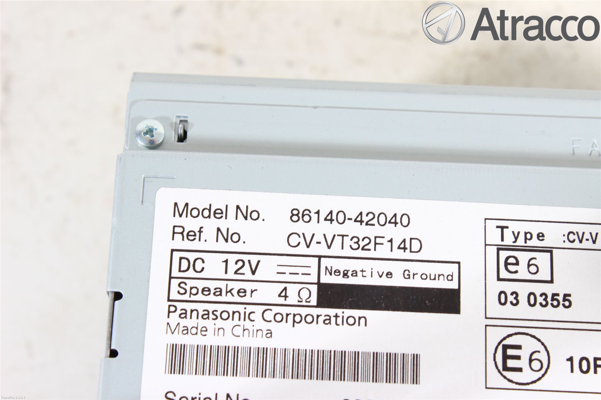 Toyota RAV4 13-18 Cd Radio - Multimediapanel