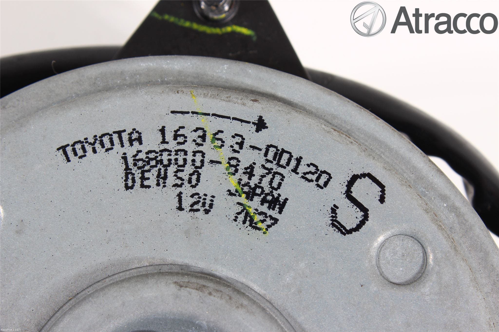 Toyota AURIS 10-12 Kylfläkt El