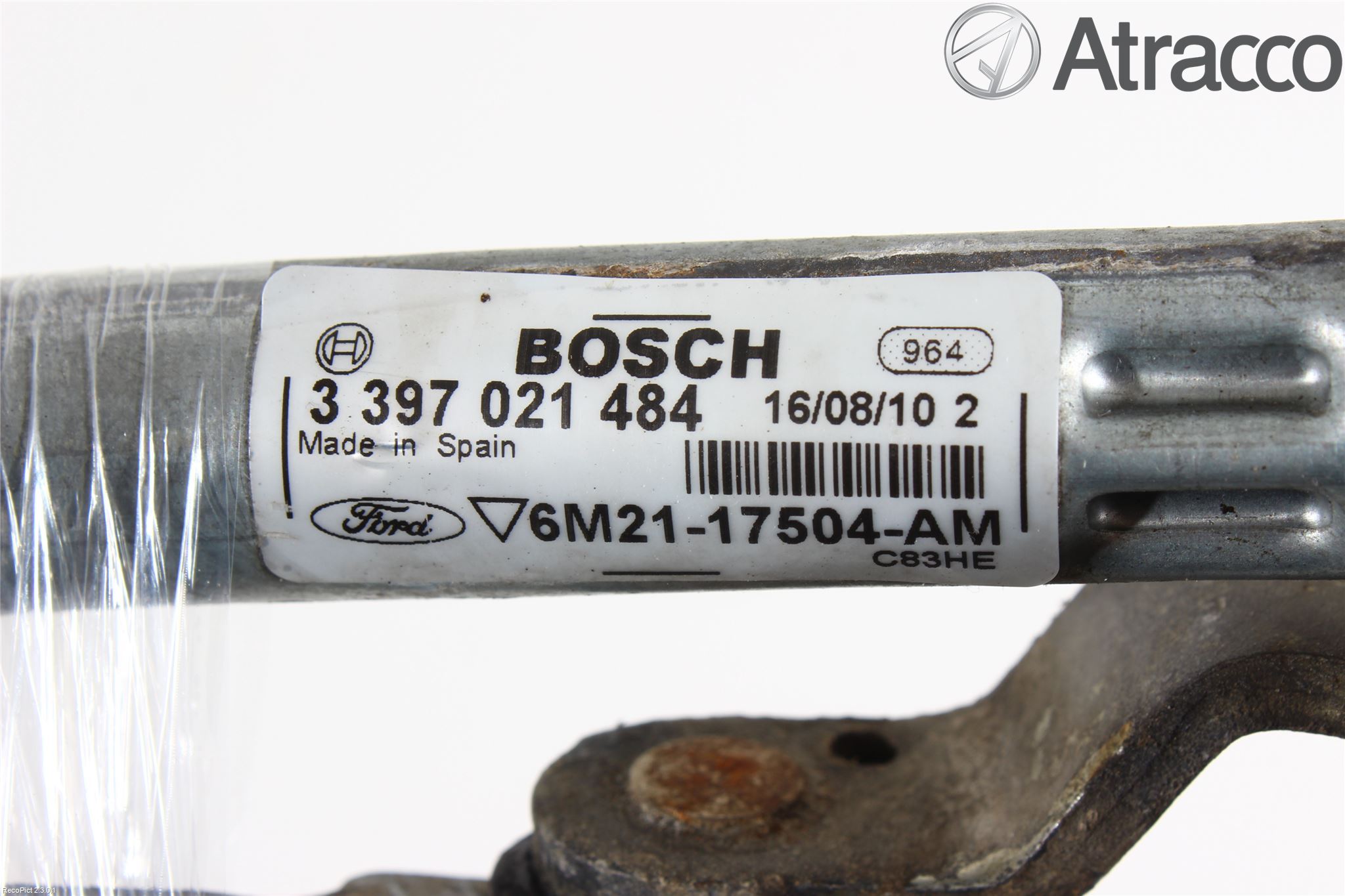 Ford S-MAX 06-15 Torkarmekanism Vindruta