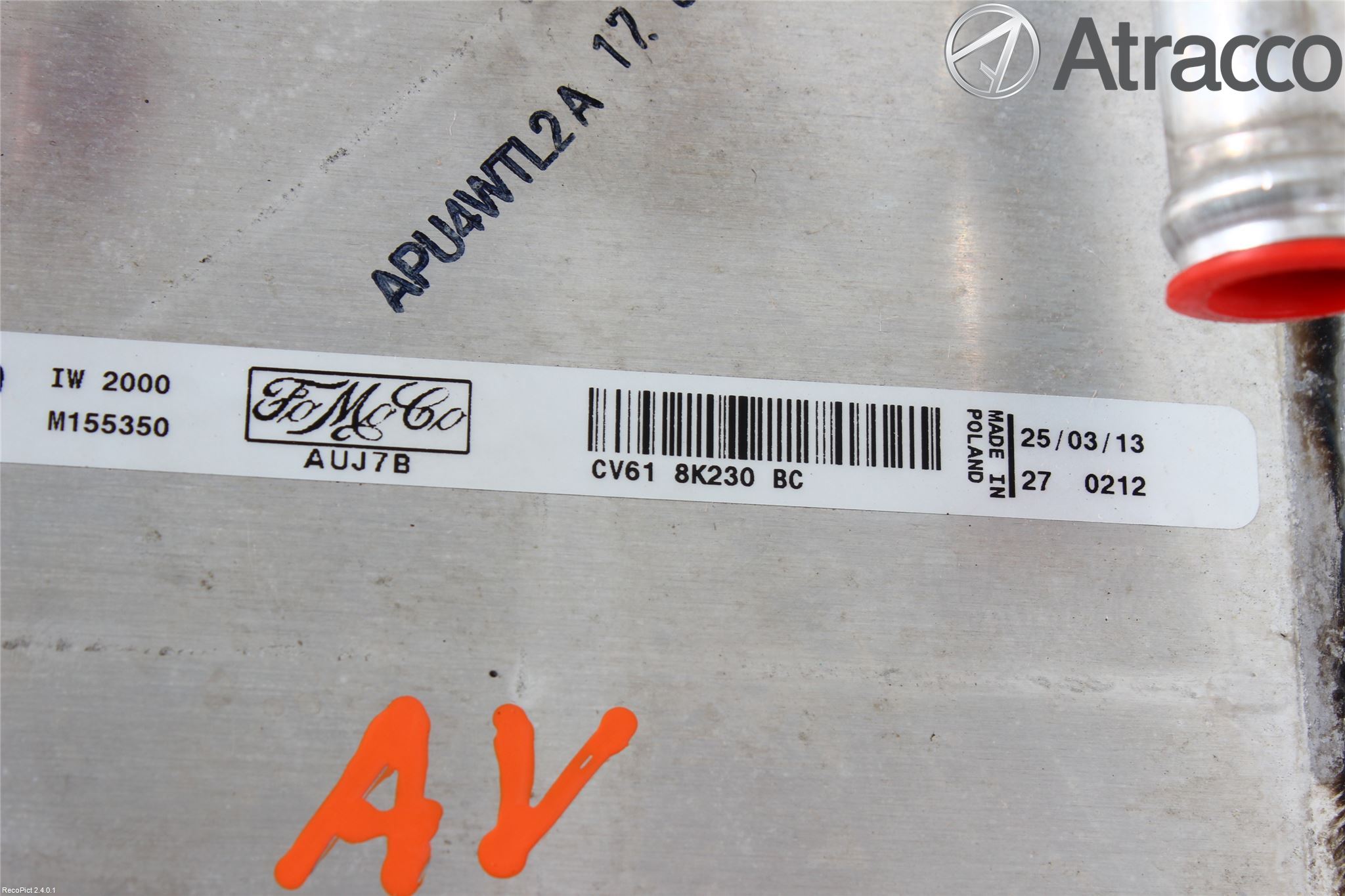 Ford FOCUS 11-14 Laddluft-Intercooler Kyl