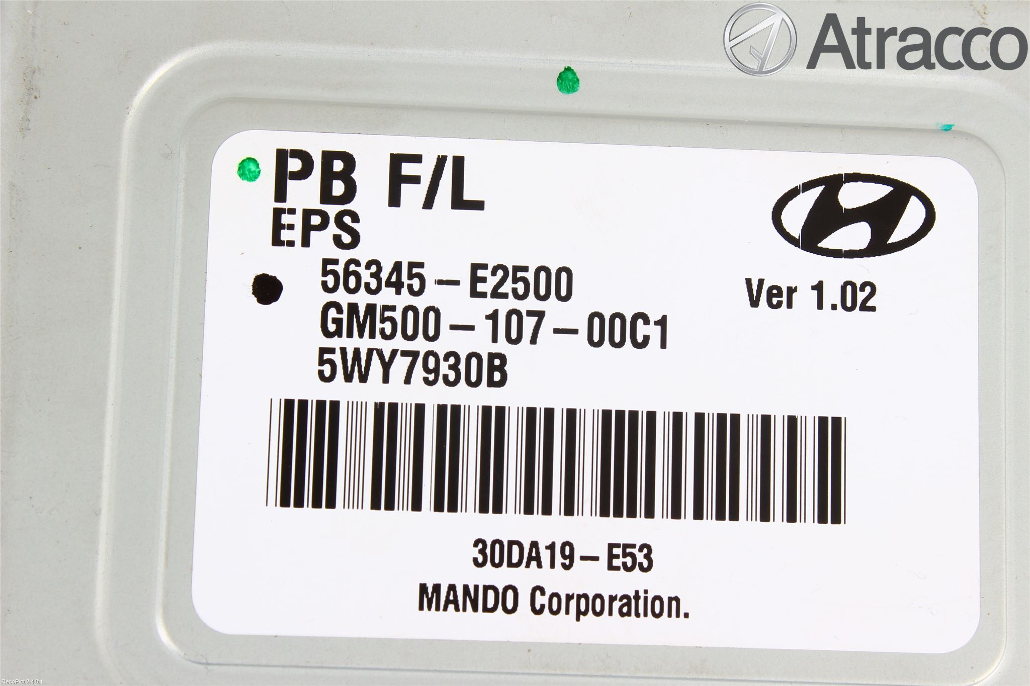 Hyundai i20 PB 09-14 Styrenhet Styrservo