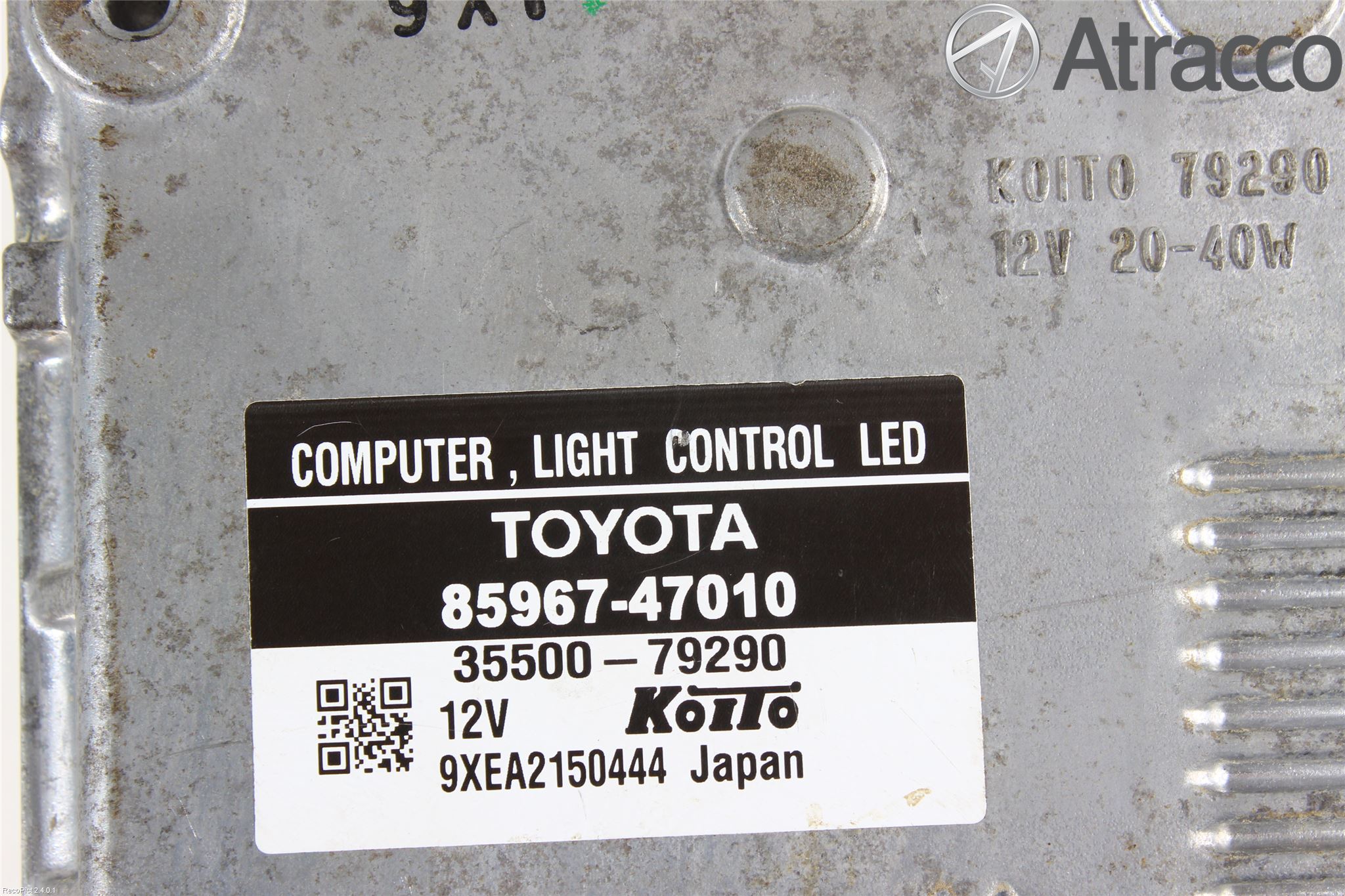 Toyota PRIUS ZVW30 09-20 Styrenhet Strålkastare