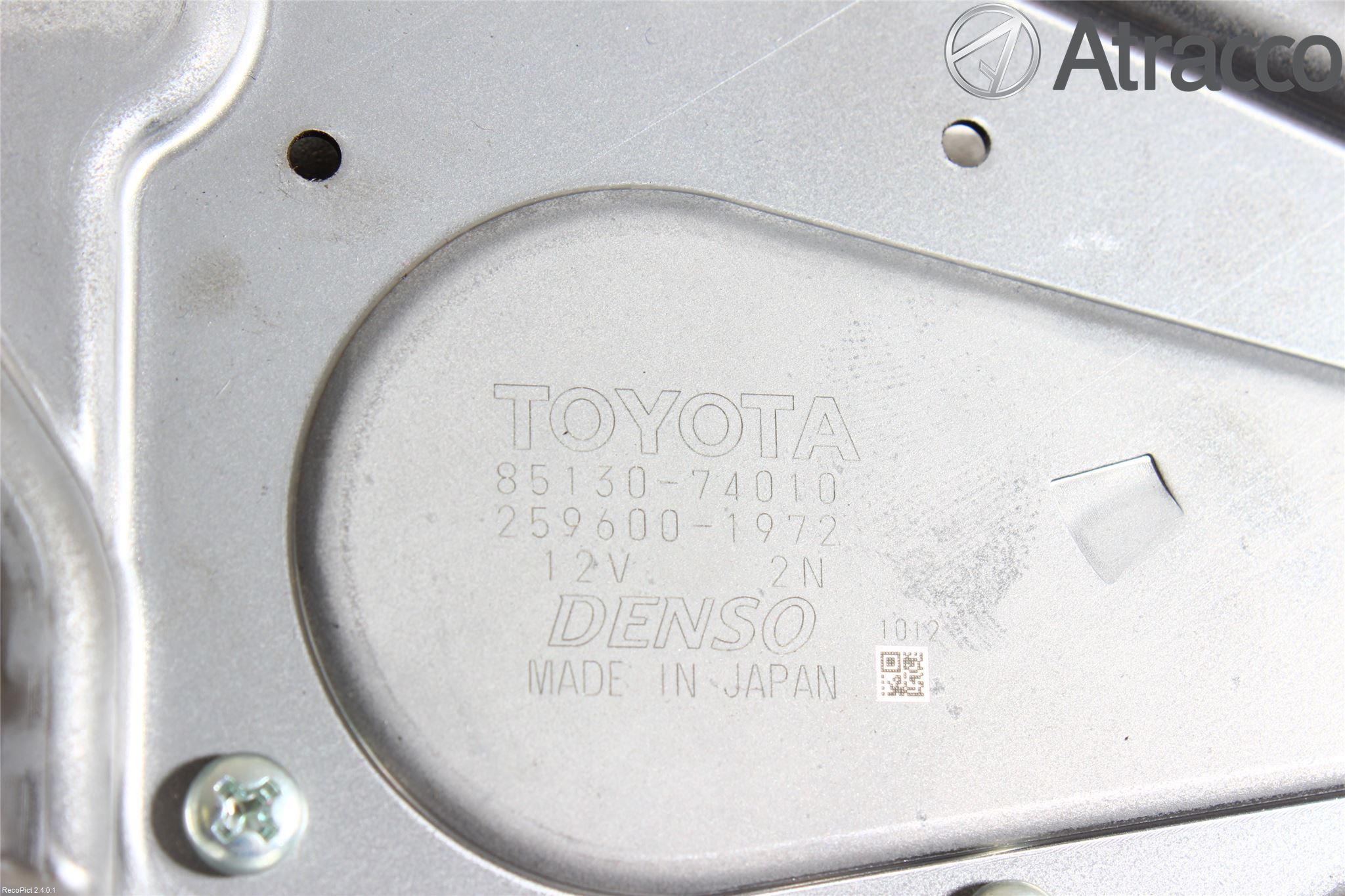 Toyota iQ Torkarmotor Baklucka