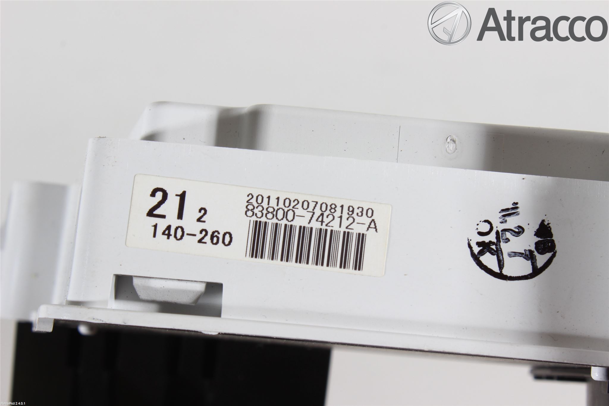 Toyota iQ Instrument Komb