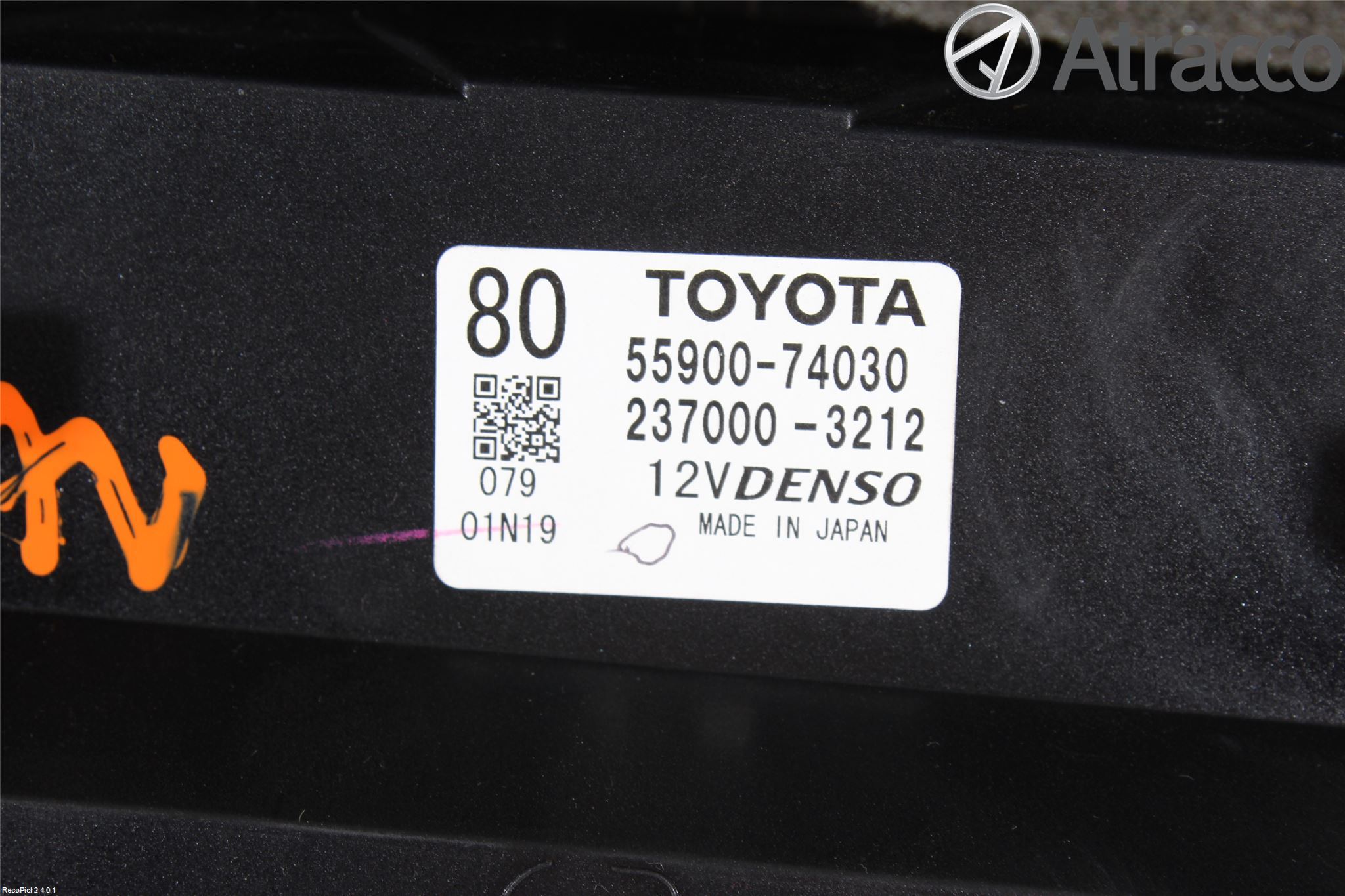 Toyota iQ Ac Styrenhet Ac Manöveren