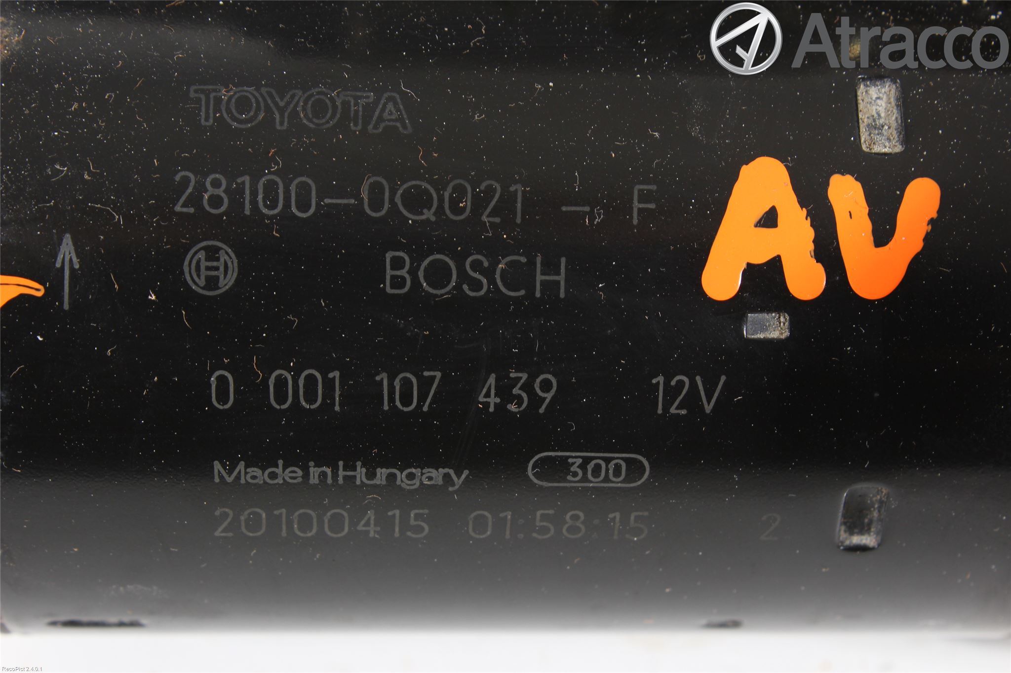 Toyota AYGO 06-14 Startmotor