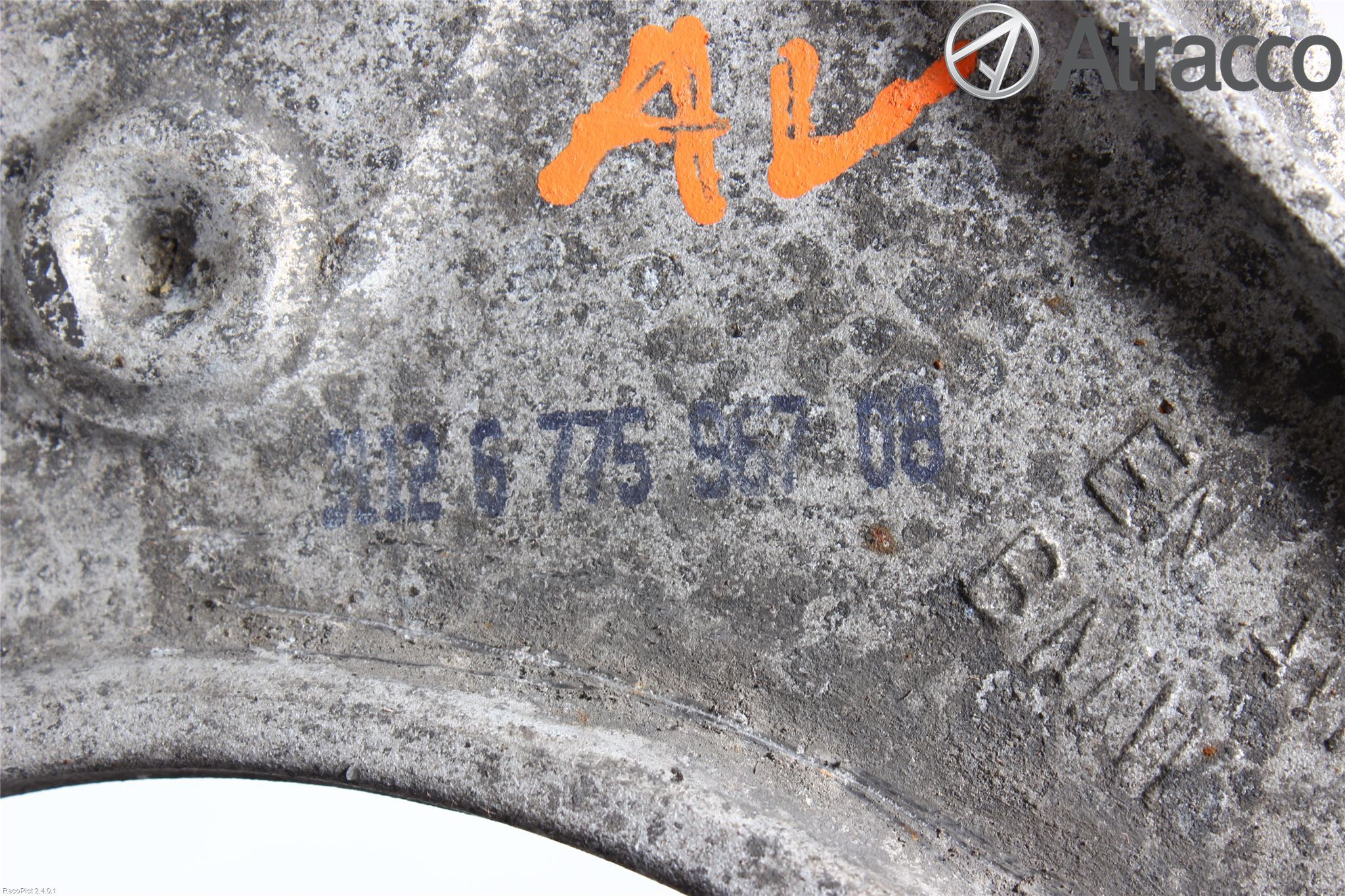 BMW 5 F10/F11/F18 09-17 Bärarm Fram Övre Hö