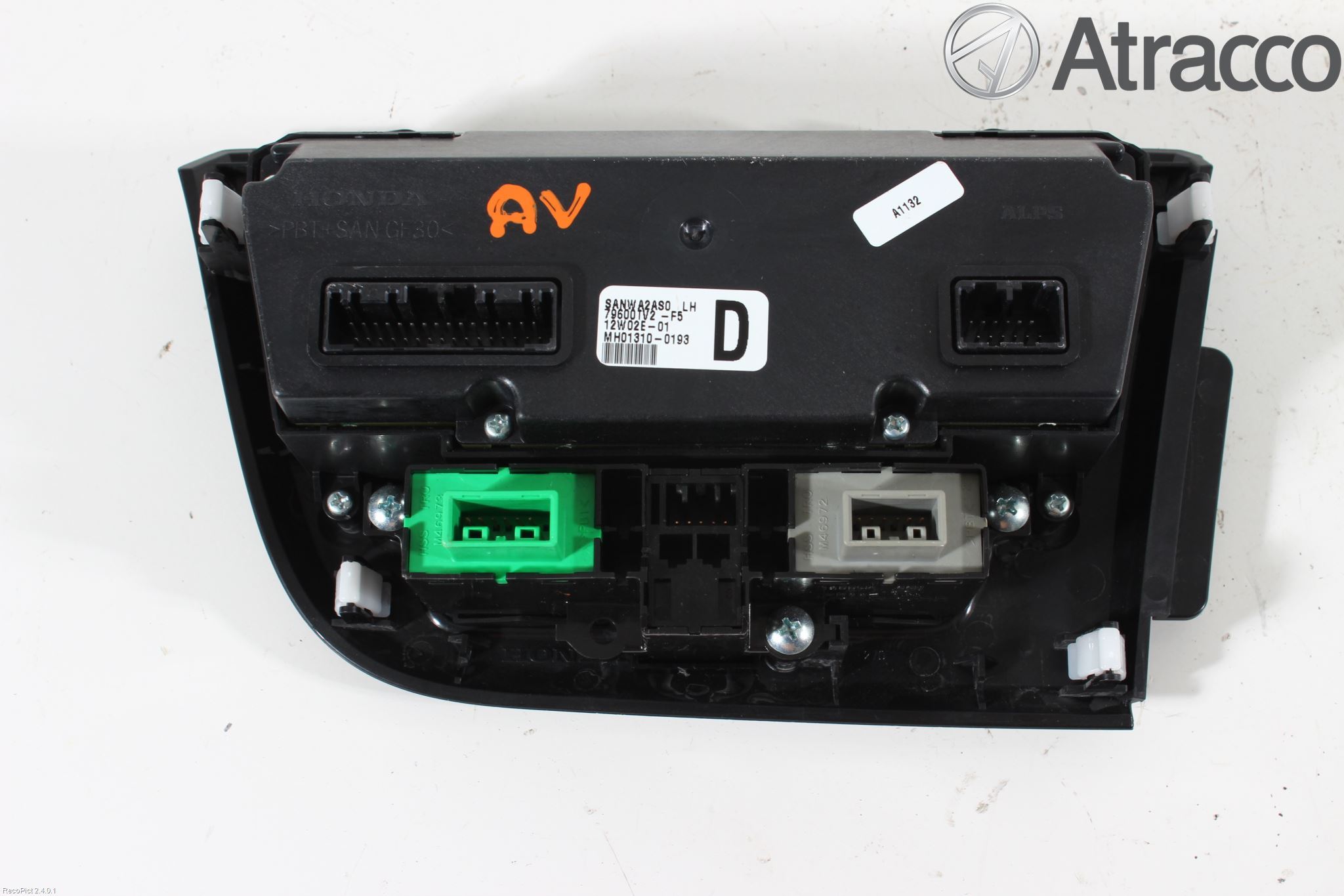 Honda CIVIC 12-16 Ac Styrenhet Ac Manöveren