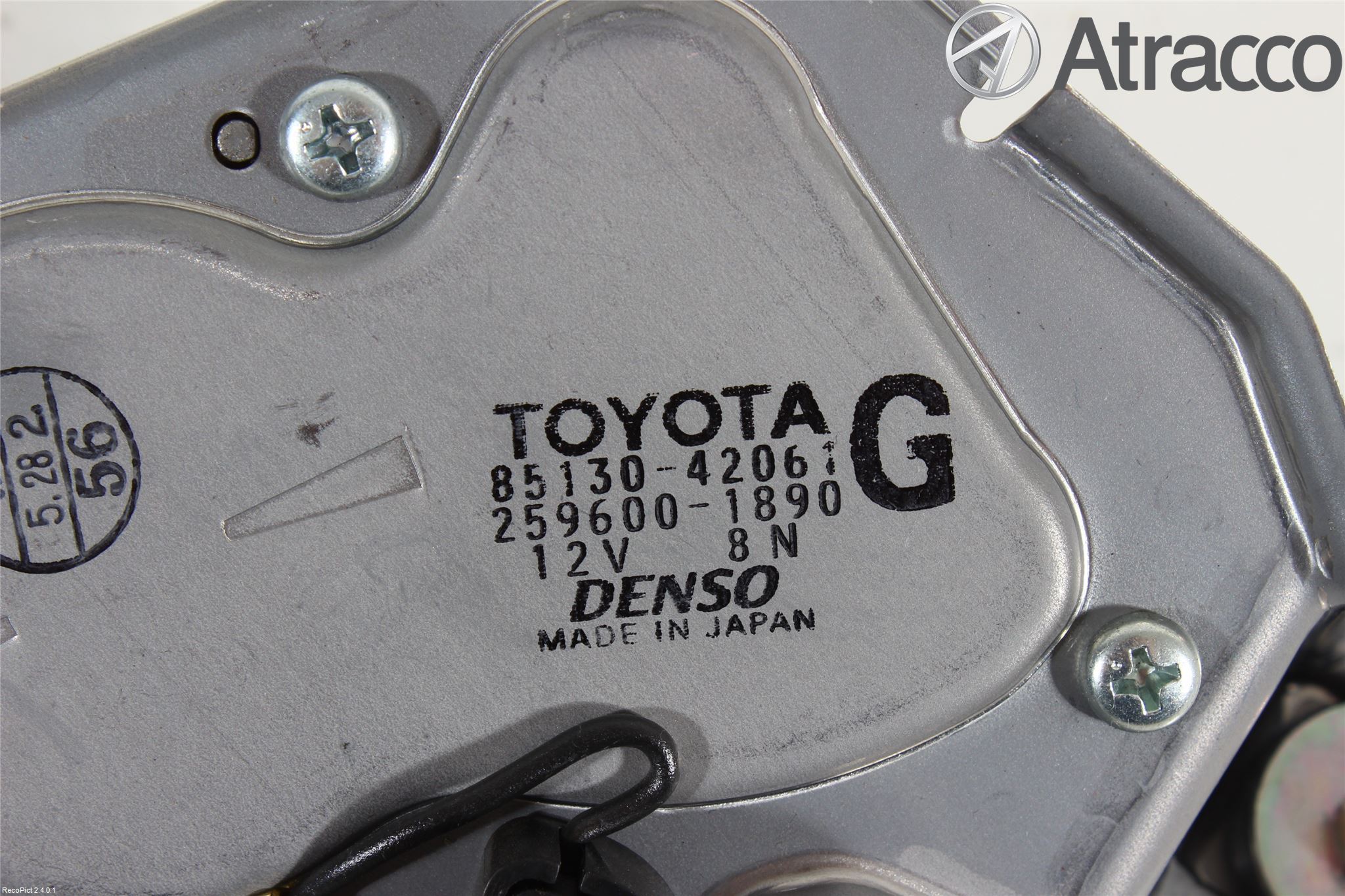 Toyota RAV 4 06-12 Torkarmotor Baklucka