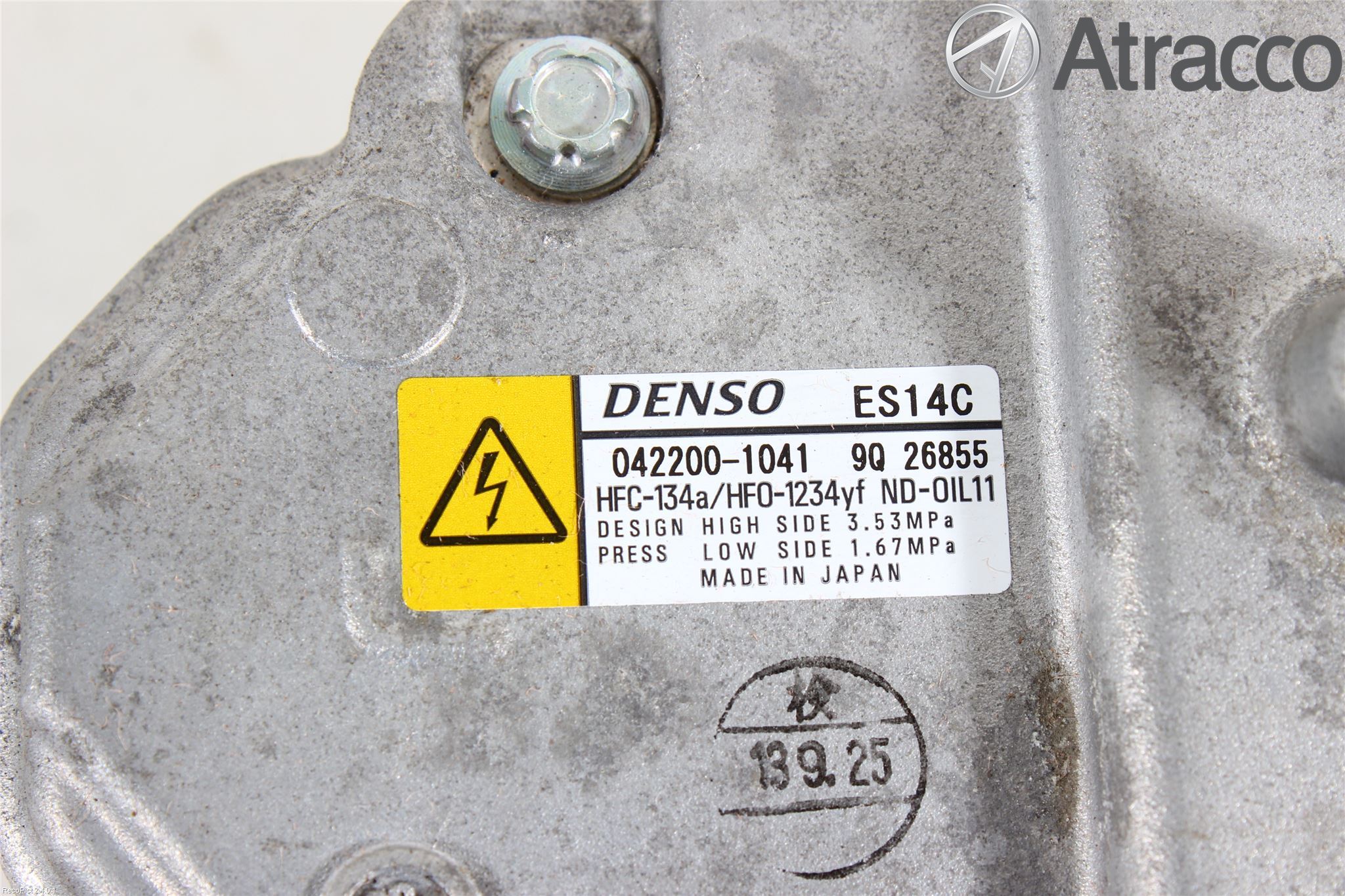 Toyota YARIS XP130 12-14 Ac Kompressor