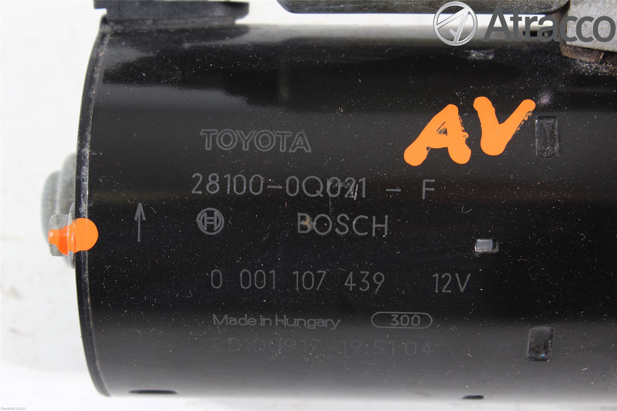 Toyota AYGO 06-14 Startmotor