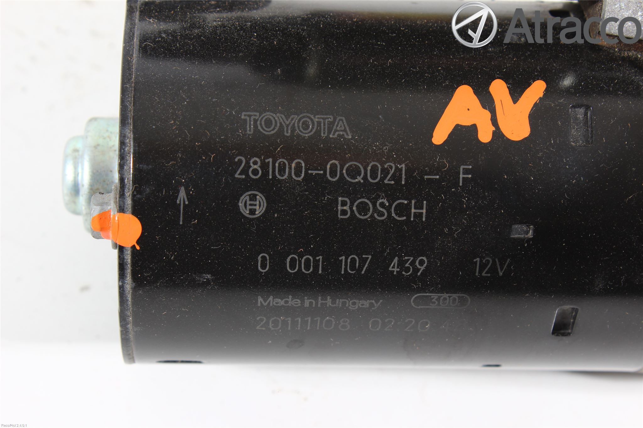 Toyota AYGO 06-14 Startmotor