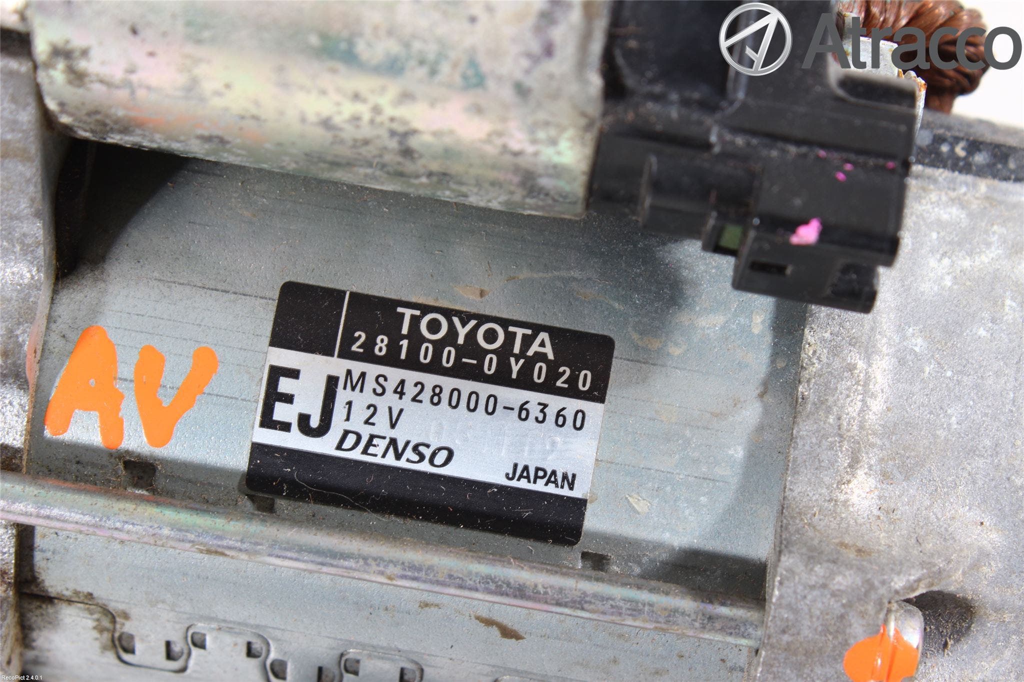 Toyota YARIS XP90 06-11 Startmotor