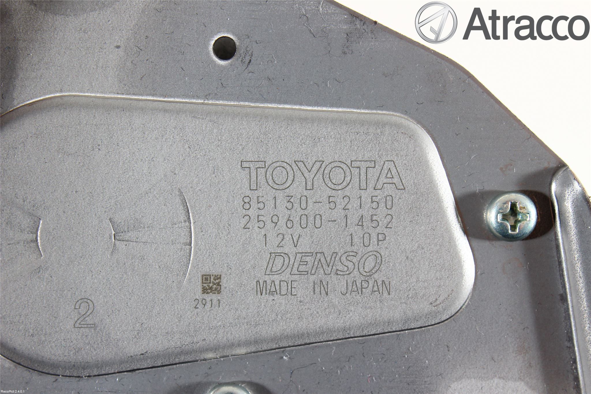 Toyota URBAN CRUISER Torkarmotor Baklucka