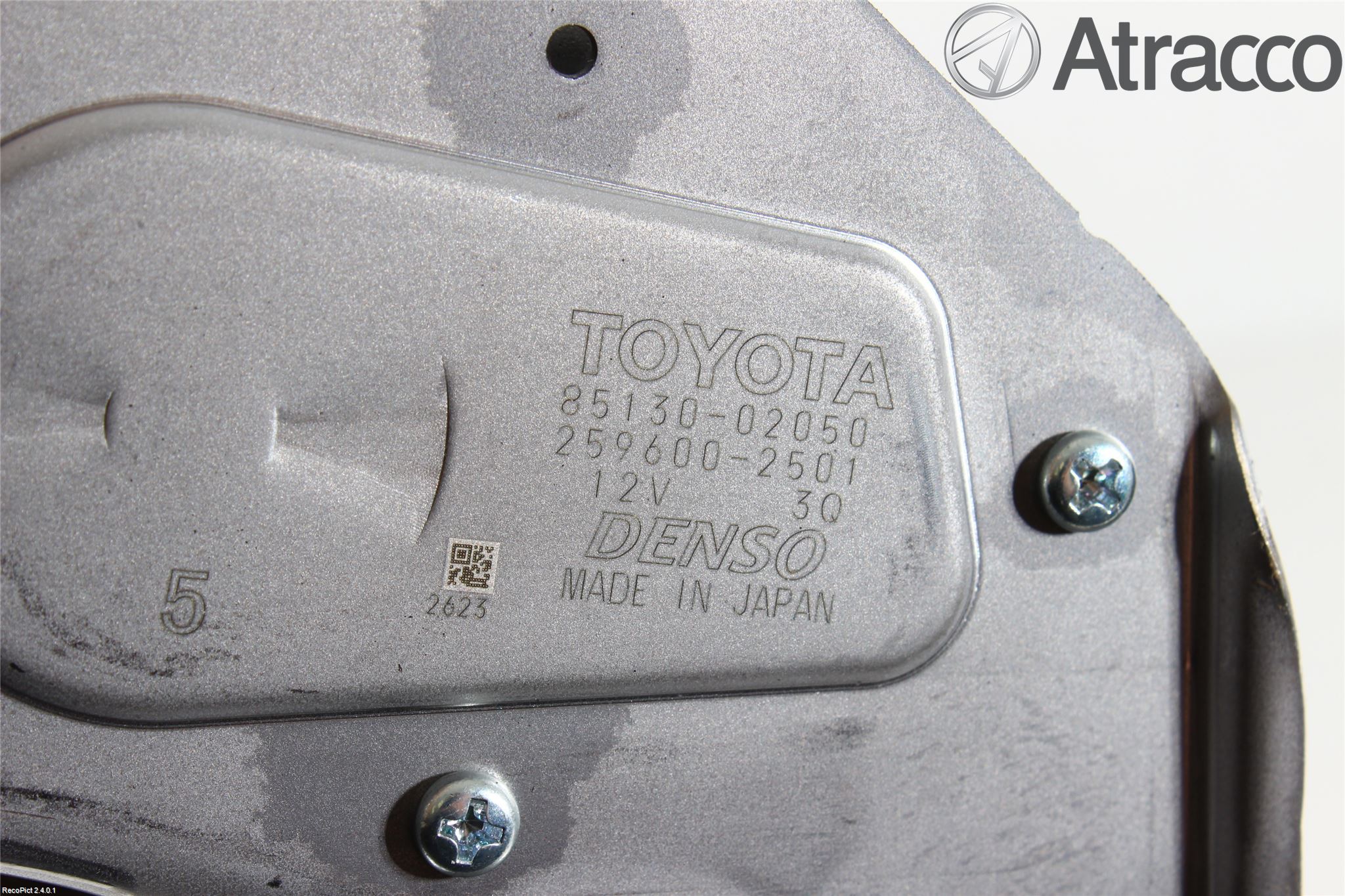 Toyota AURIS 13-19 Torkarmotor Baklucka