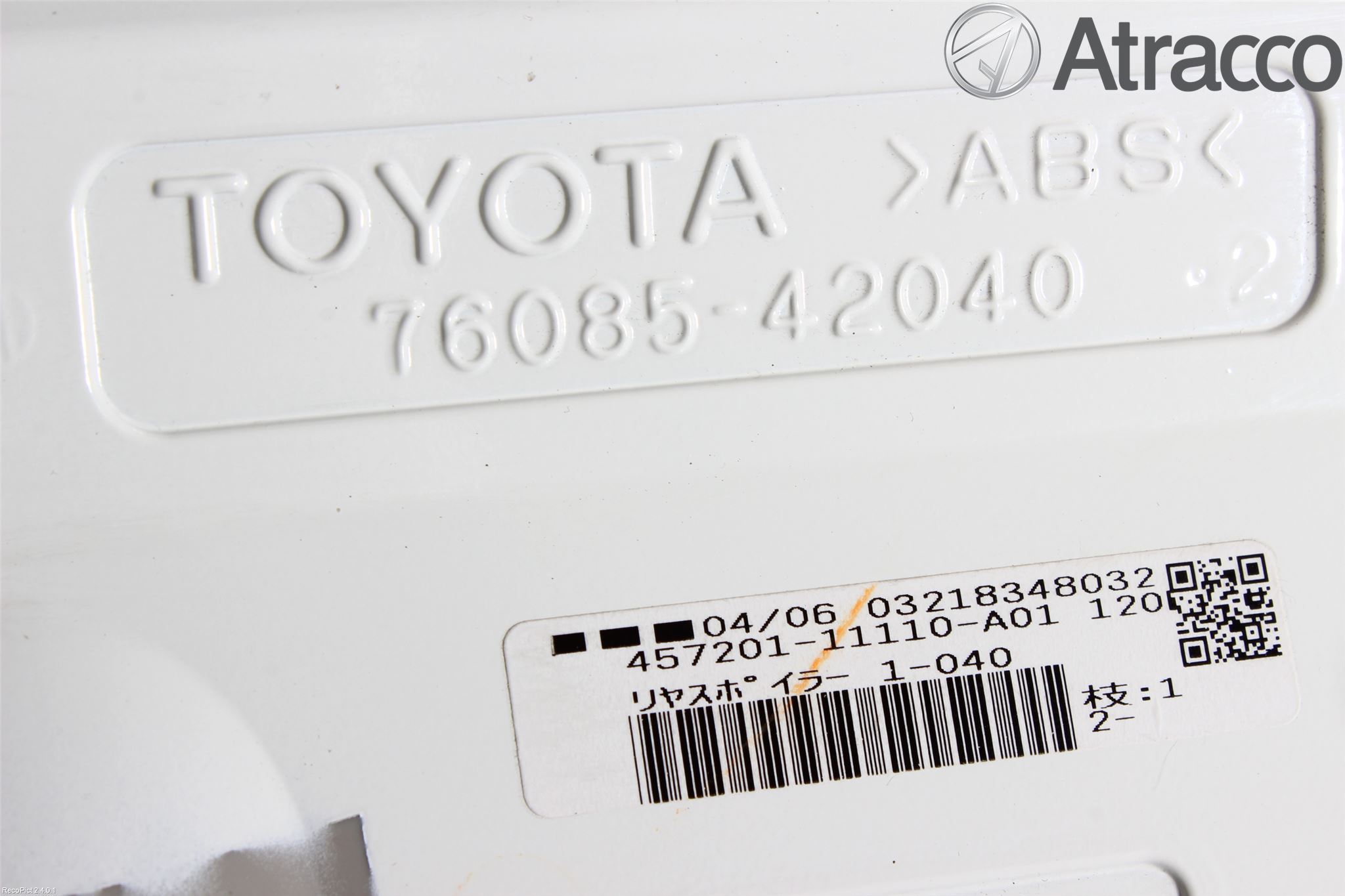 Toyota RAV 4 06-12 Spoiler Baklucka