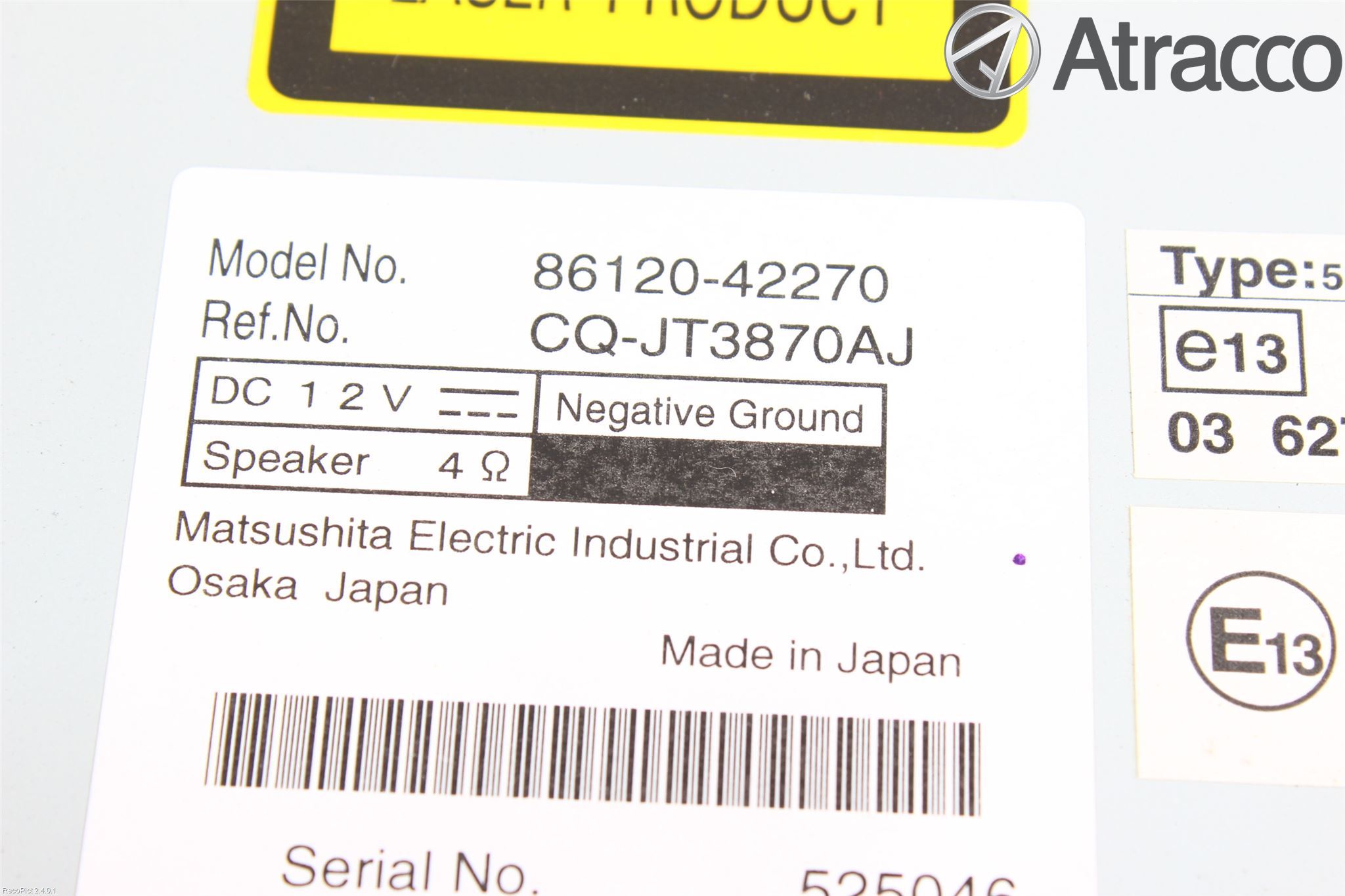 Toyota RAV 4 06-12 Cd Radio - Multimediapanel