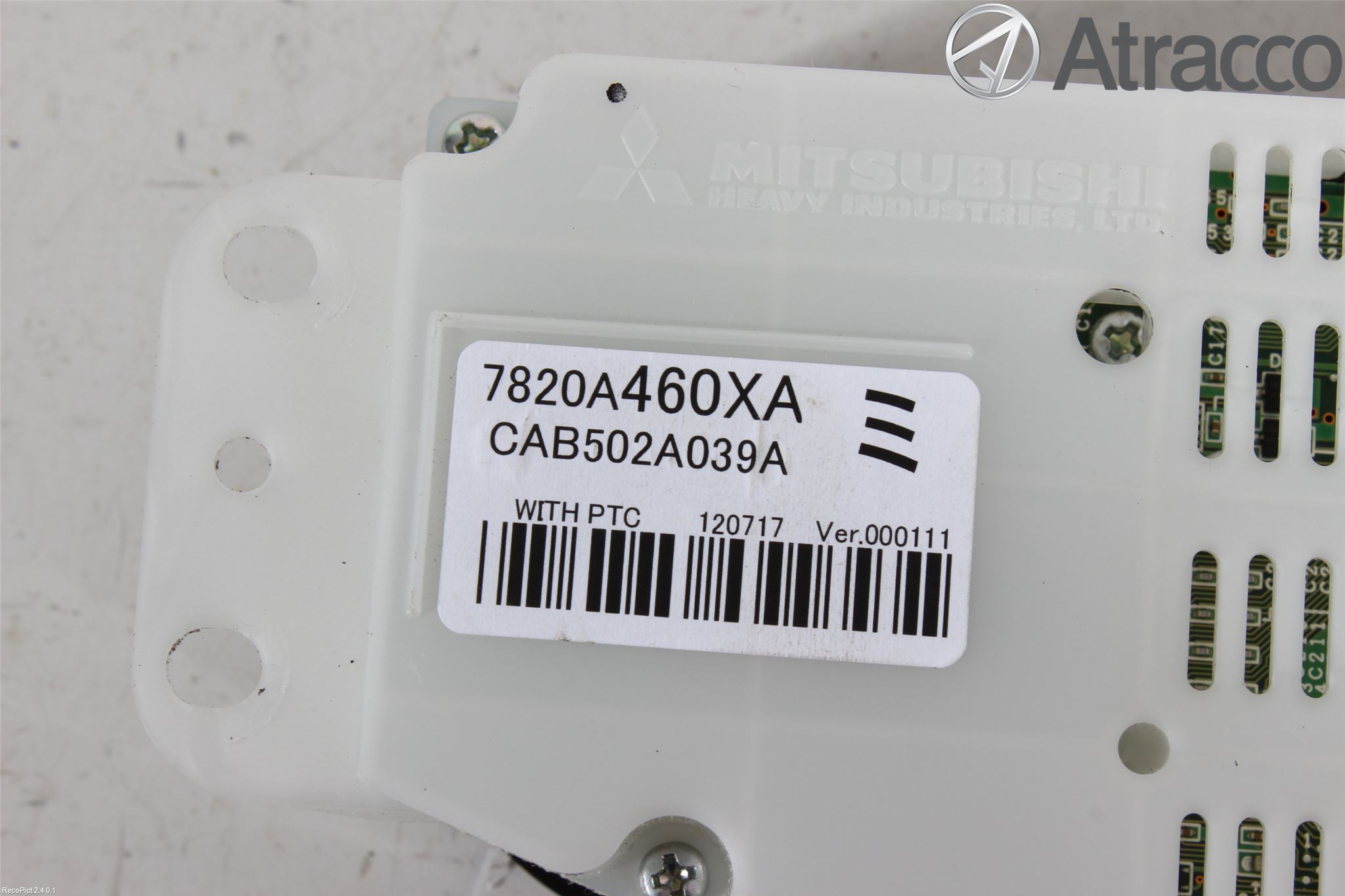 Mitsubishi OUTLANDER 13-21 Ac Styrenhet Ac Manöveren