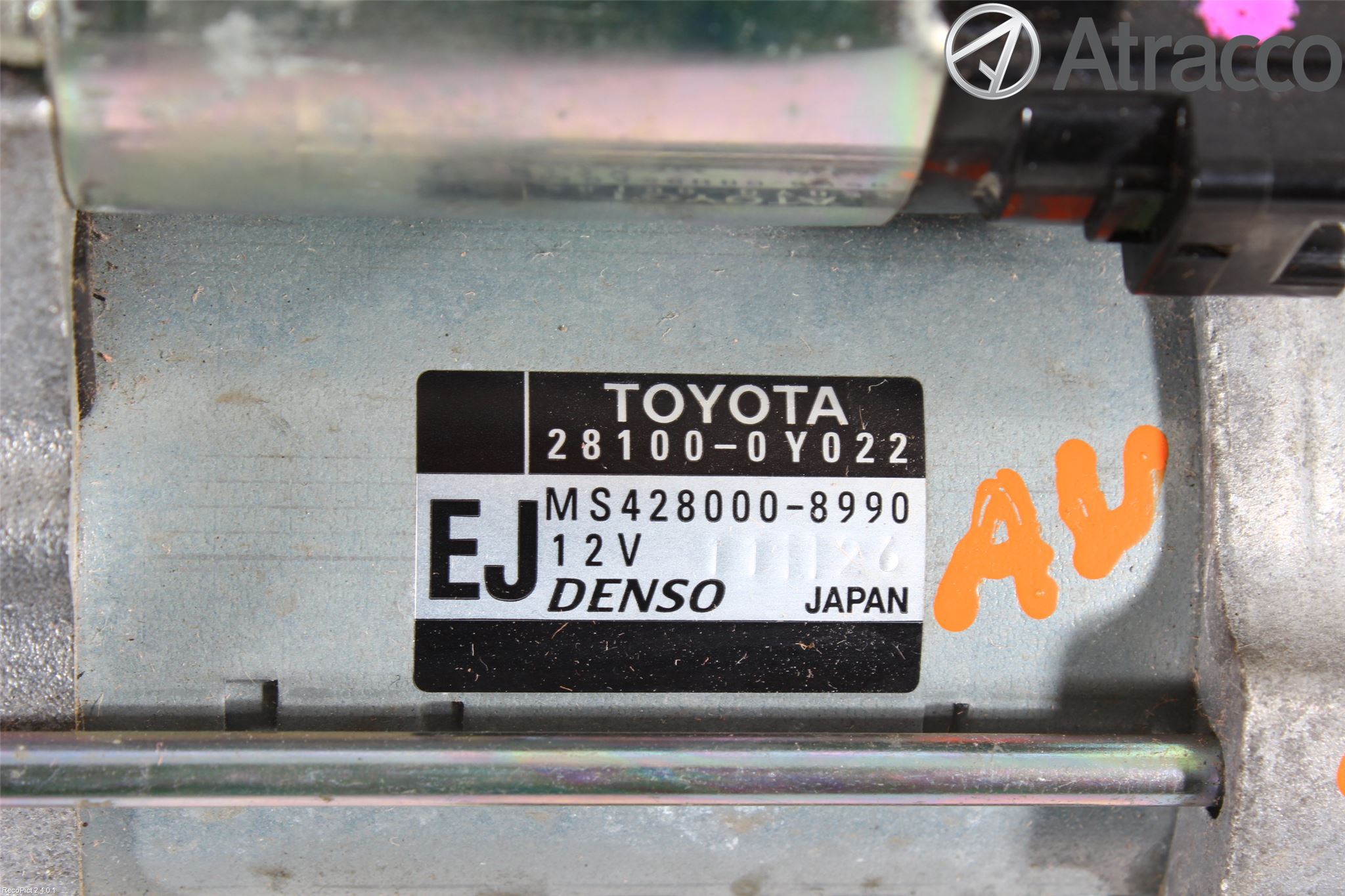 Toyota YARIS XP90 06-11 Startmotor