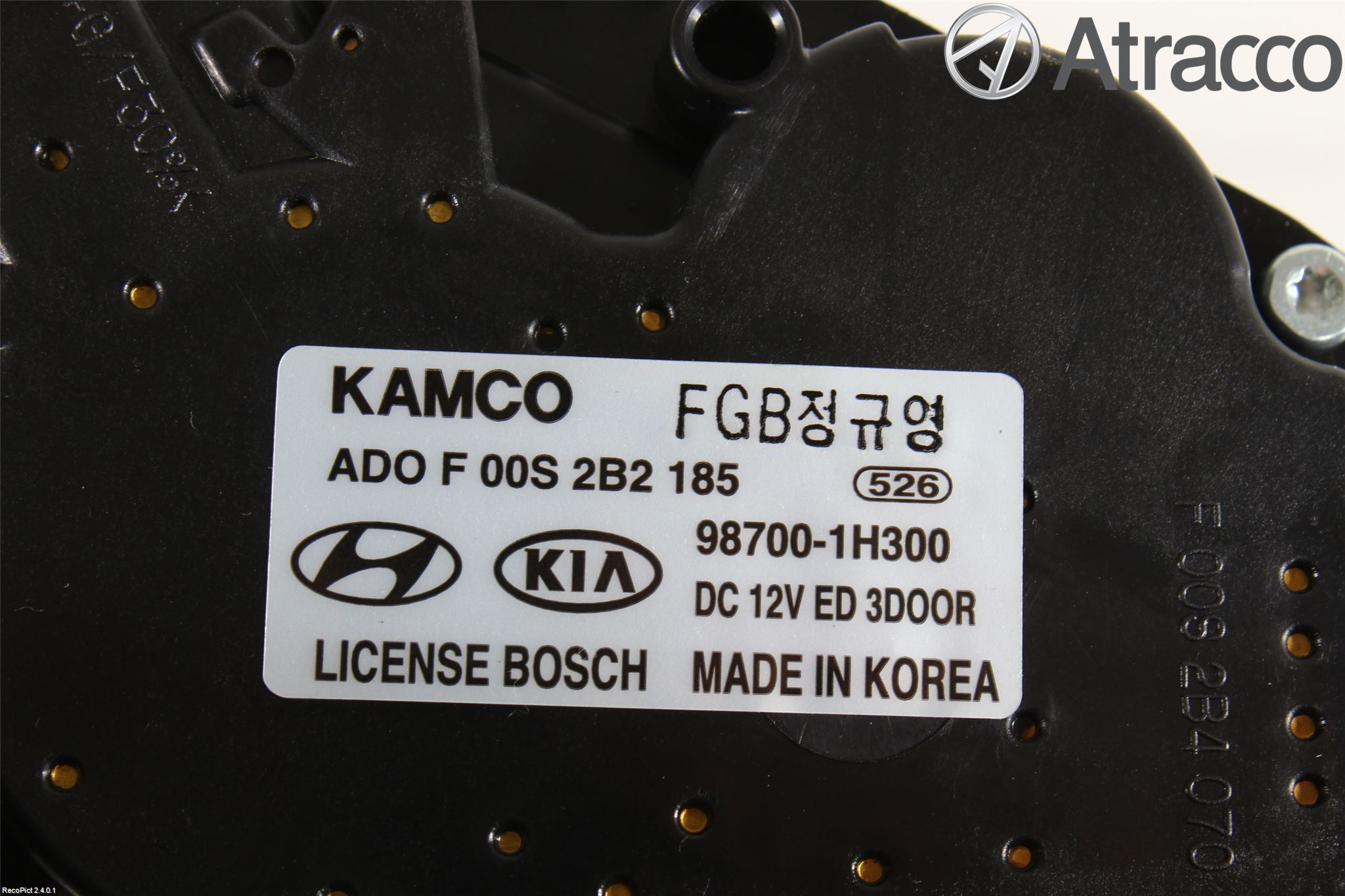 Hyundai ix35 Torkarmotor Baklucka