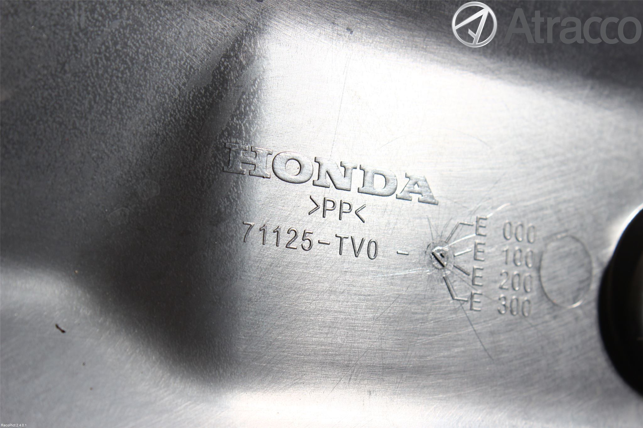 Honda CIVIC 12-16 Frontplåt Övre