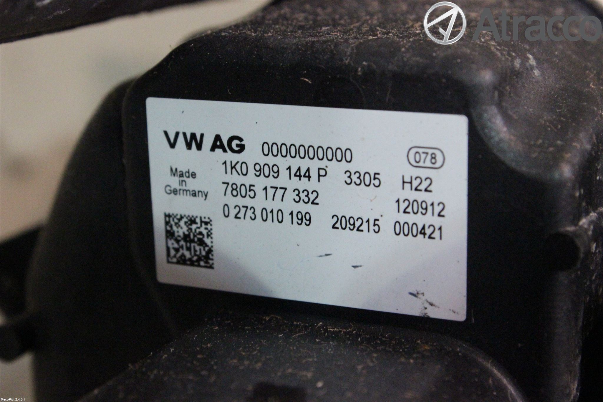 Volkswagen VW CADDY 11-15 Styrväxel Servo -Snäcka