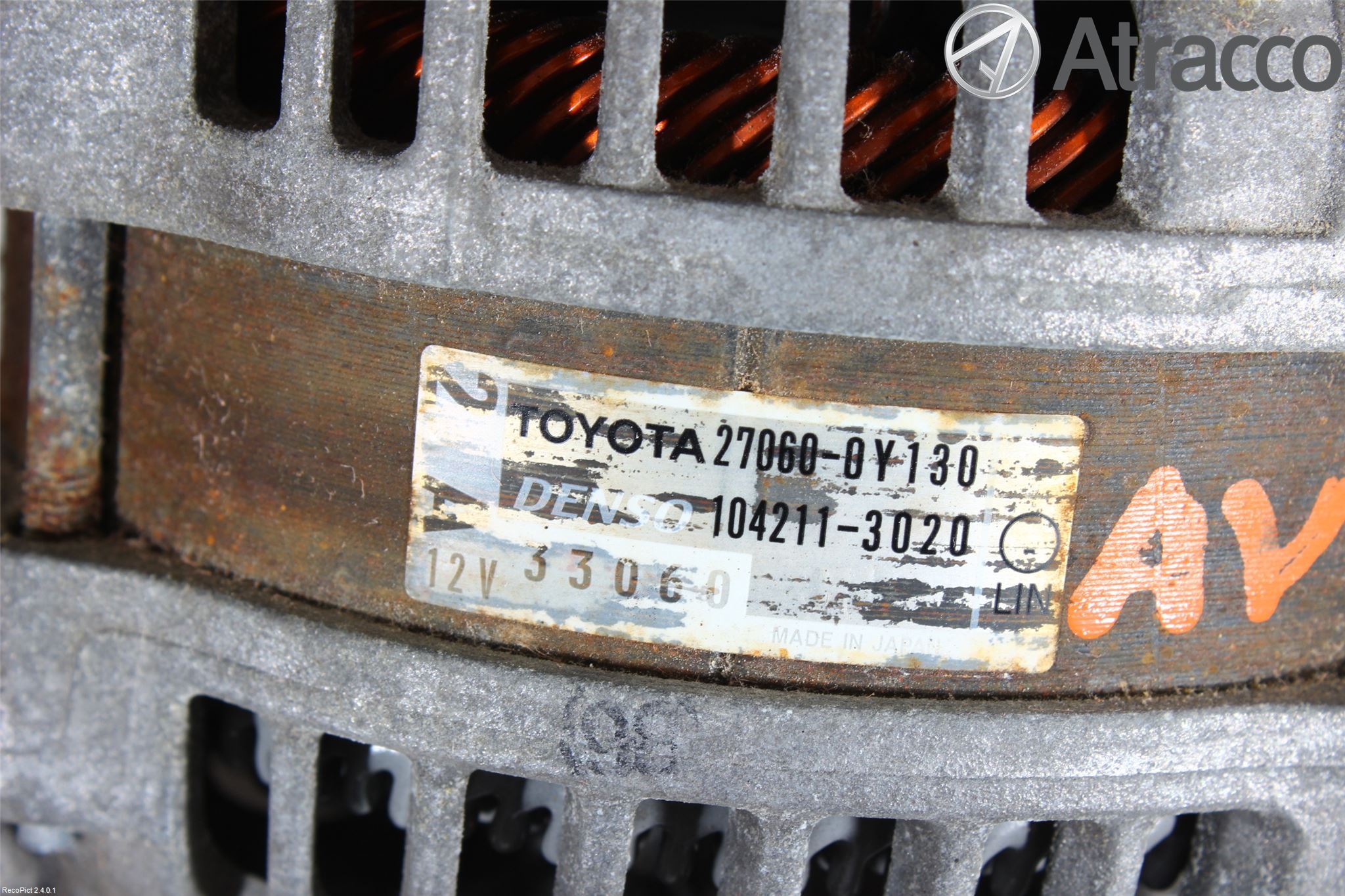 Toyota PRIUS+ ZVW40 12-20 Generator