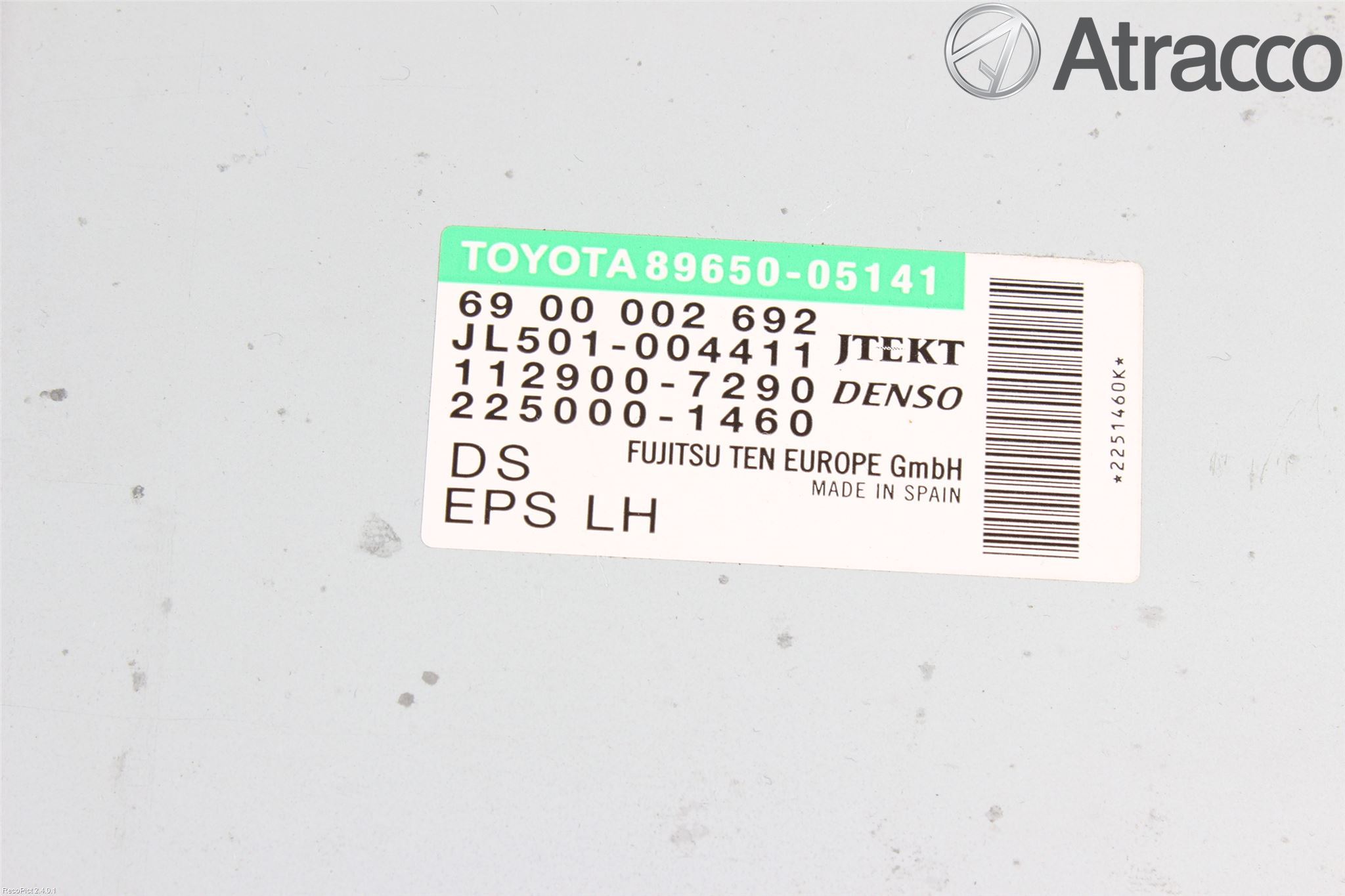 Toyota AVENSIS 09-15 Styrenhet Styrservo