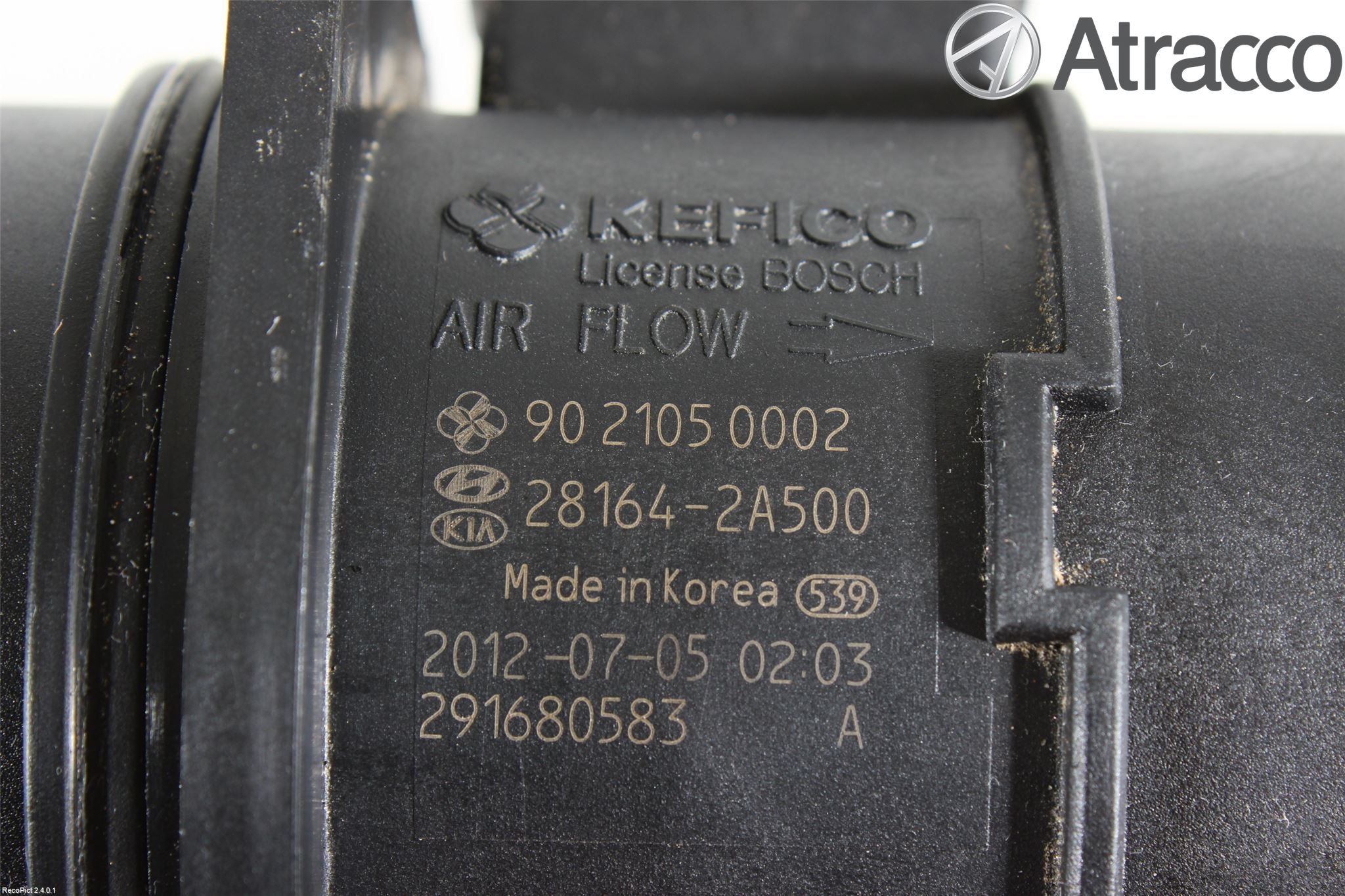 Hyundai i20 PB 09-14 Injluftmassamätare