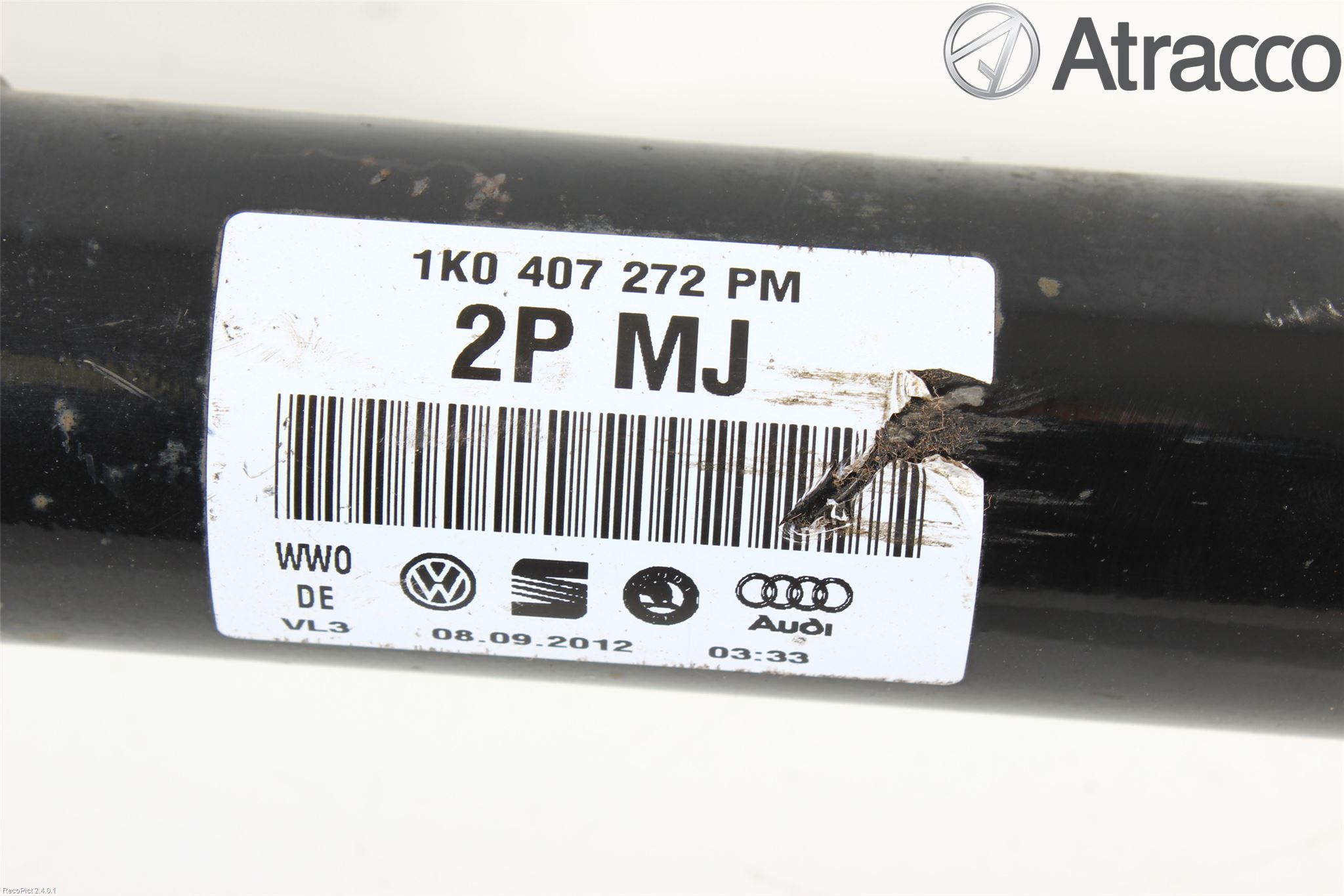 Volkswagen VW CADDY 11-15 Drivaxel Fram Höger
