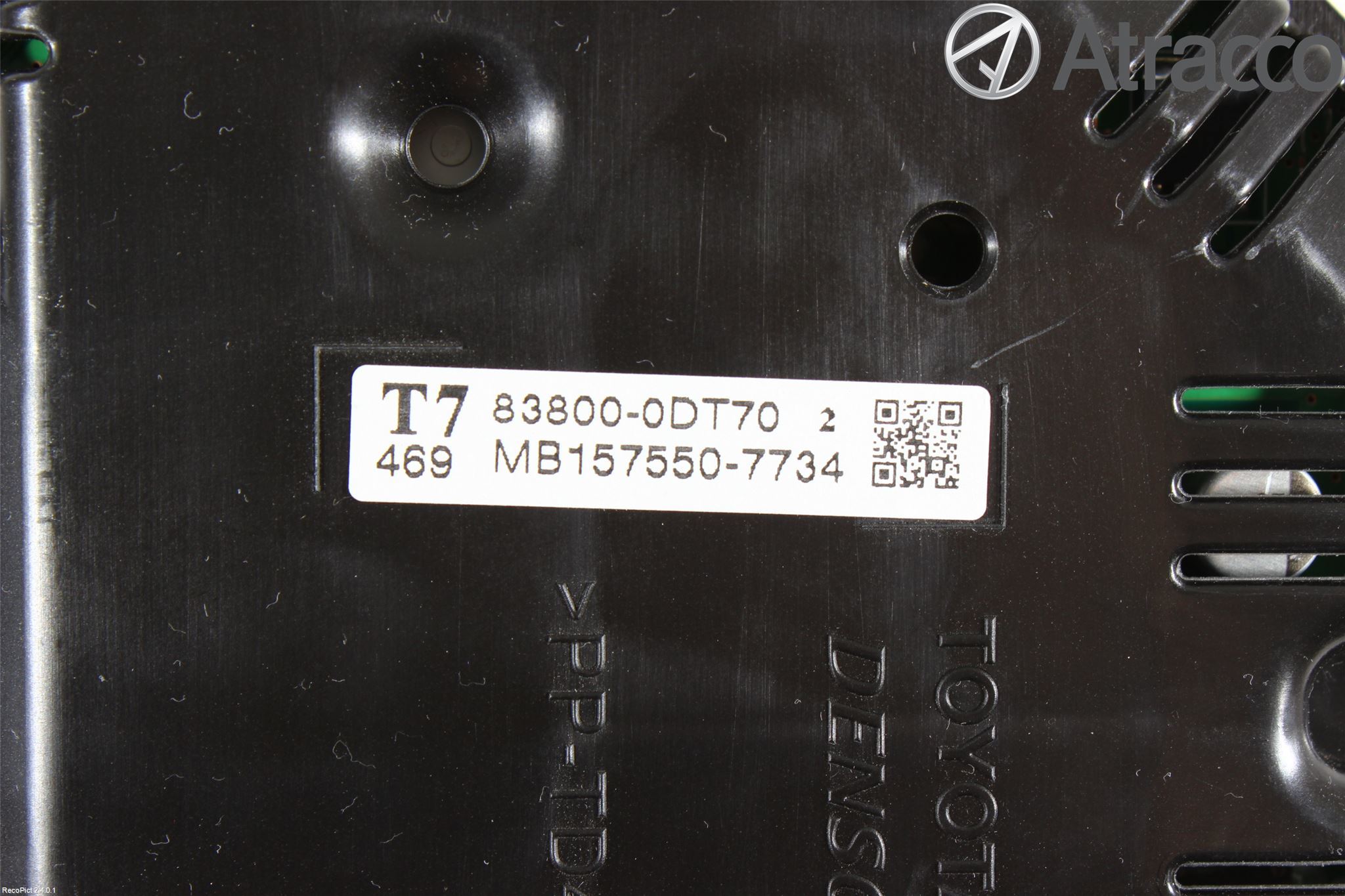 Toyota YARIS XP130 12-14 Instrument Komb