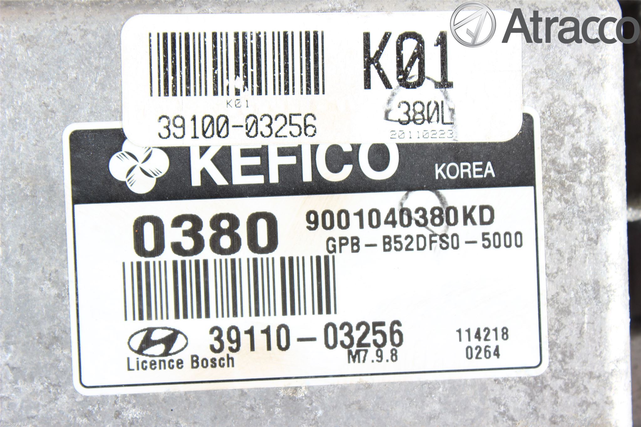 Hyundai i20 PB 09-14 Styrenhet Insprut Bensin