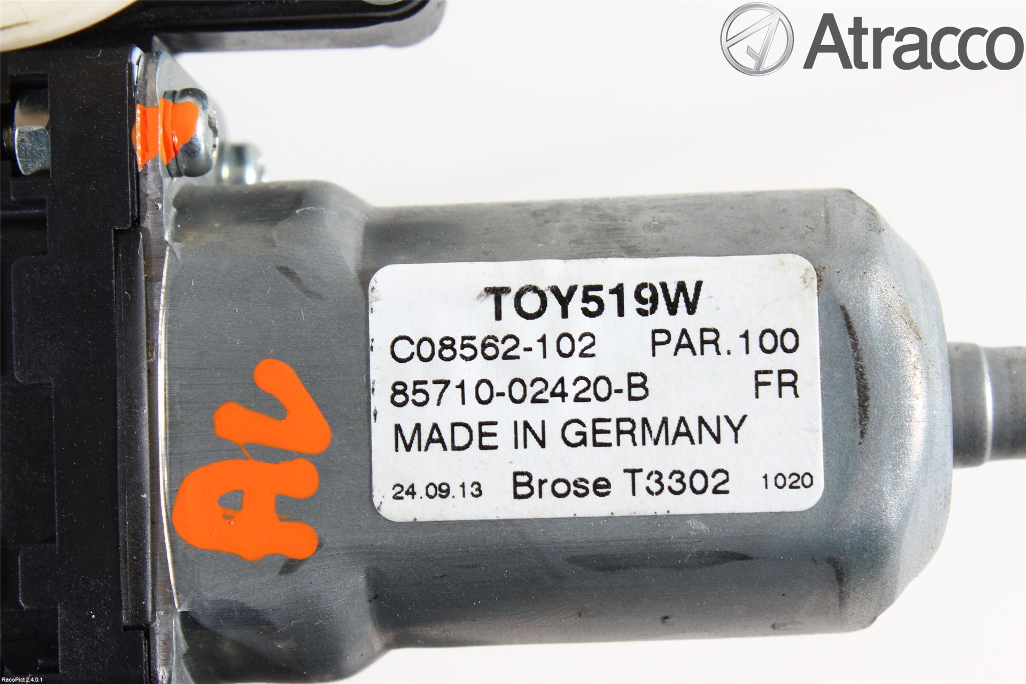 Toyota AURIS 13-19 Fönsterhissmekanism