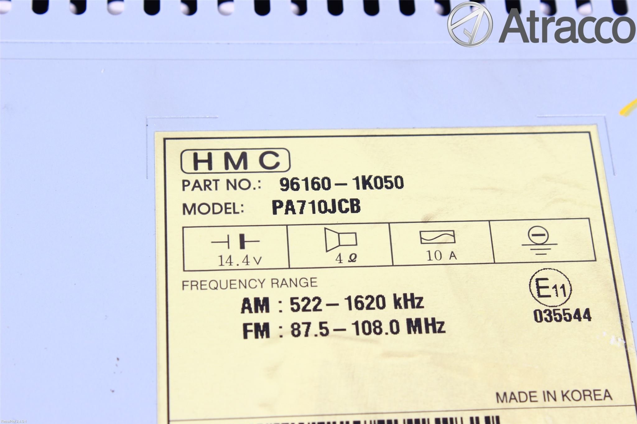 Hyundai ix20 Cd Radio - Multimediapanel